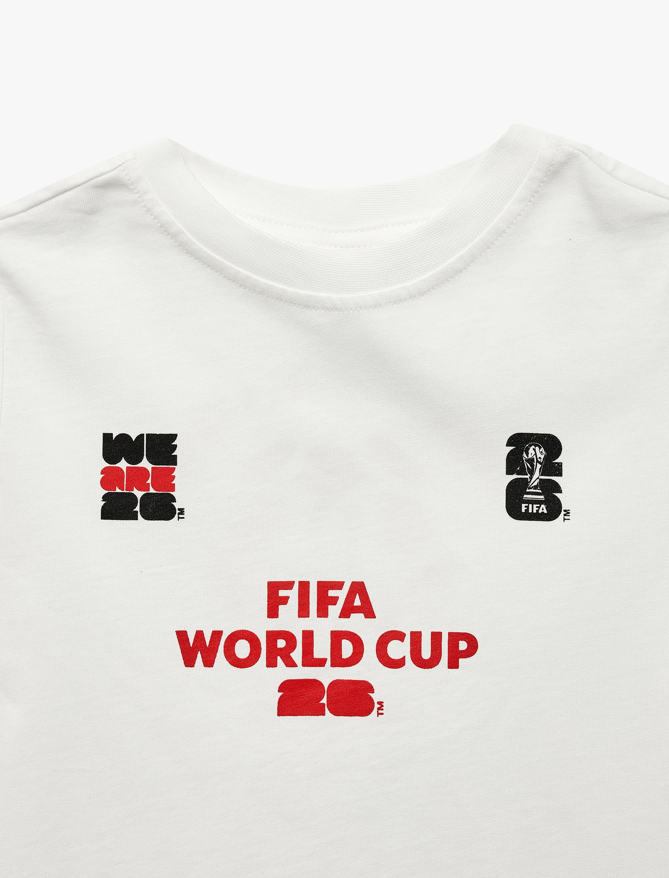  Kız Çocuk Bisiklet Yaka Kısa Kollu Pamuklu 2026 Dünya Kupası Türkiye Baskılı Fifa Lisanslı Tişört