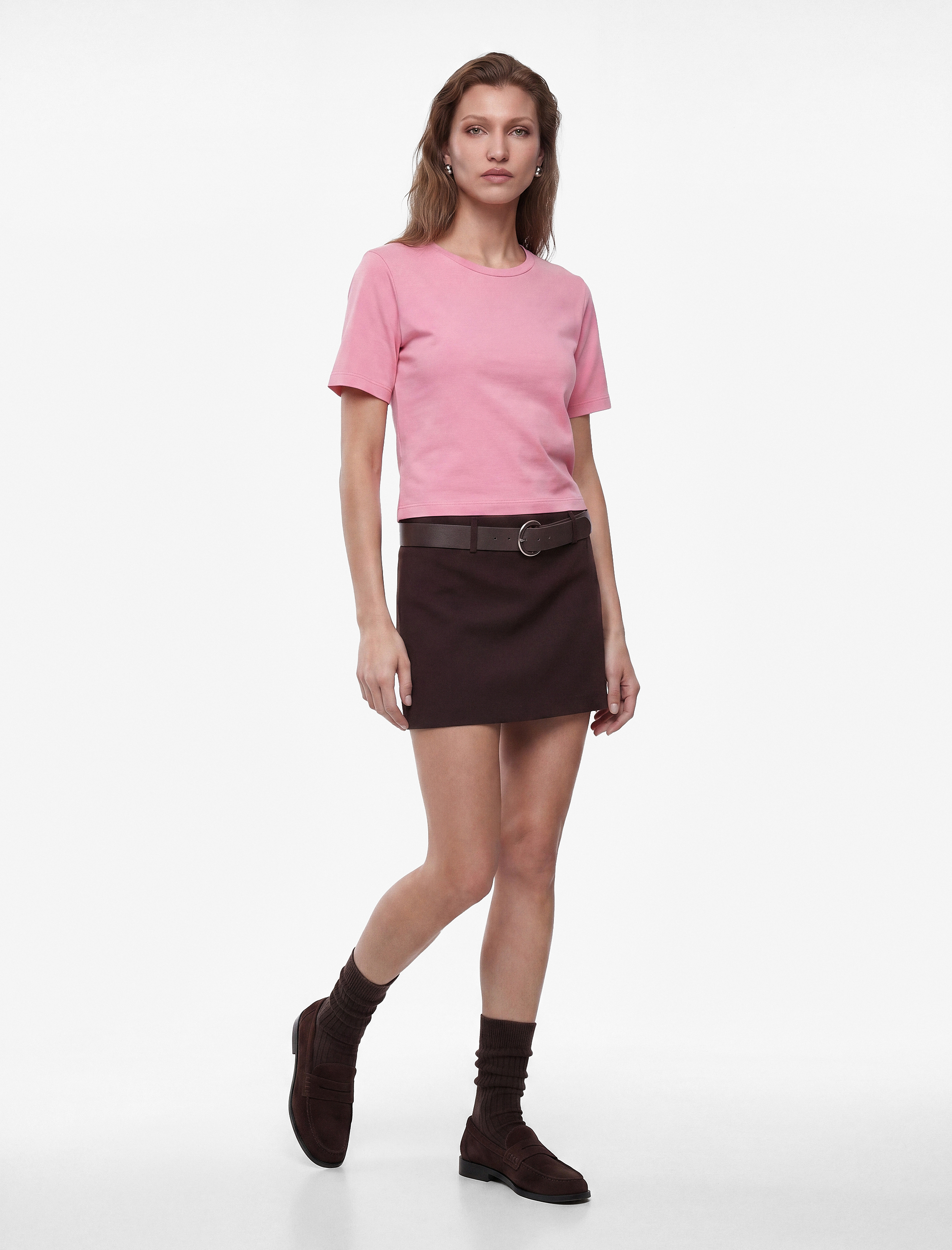  Pamuklu Slim Fit Kısa Kollu Bisiklet Yaka Basic Tişört