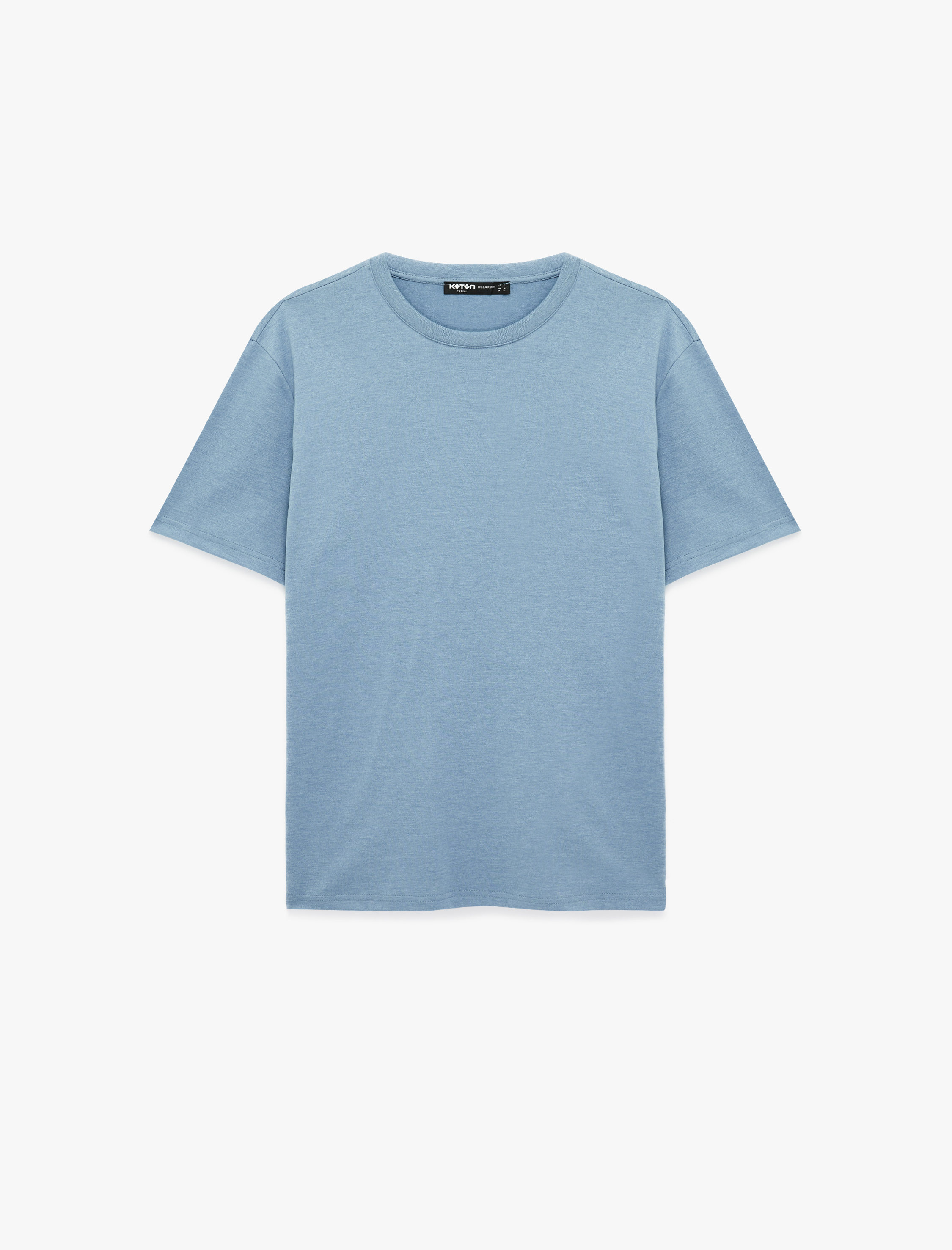   Regular Fit Bisiklet Yaka Kısa Kollu Basic Tişört