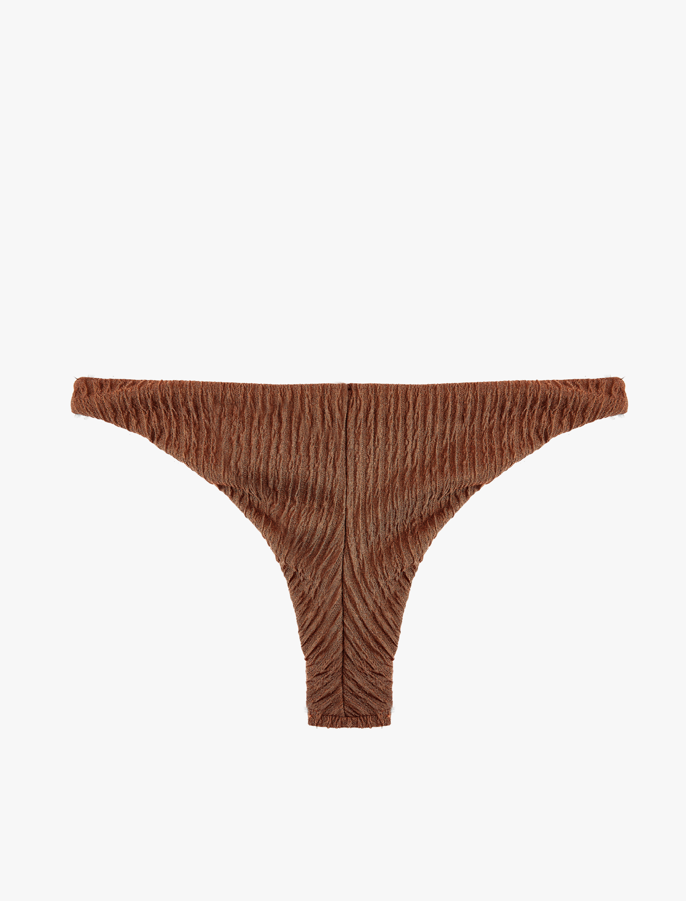   Dokulu Parlak Brazilian Bikini Altı