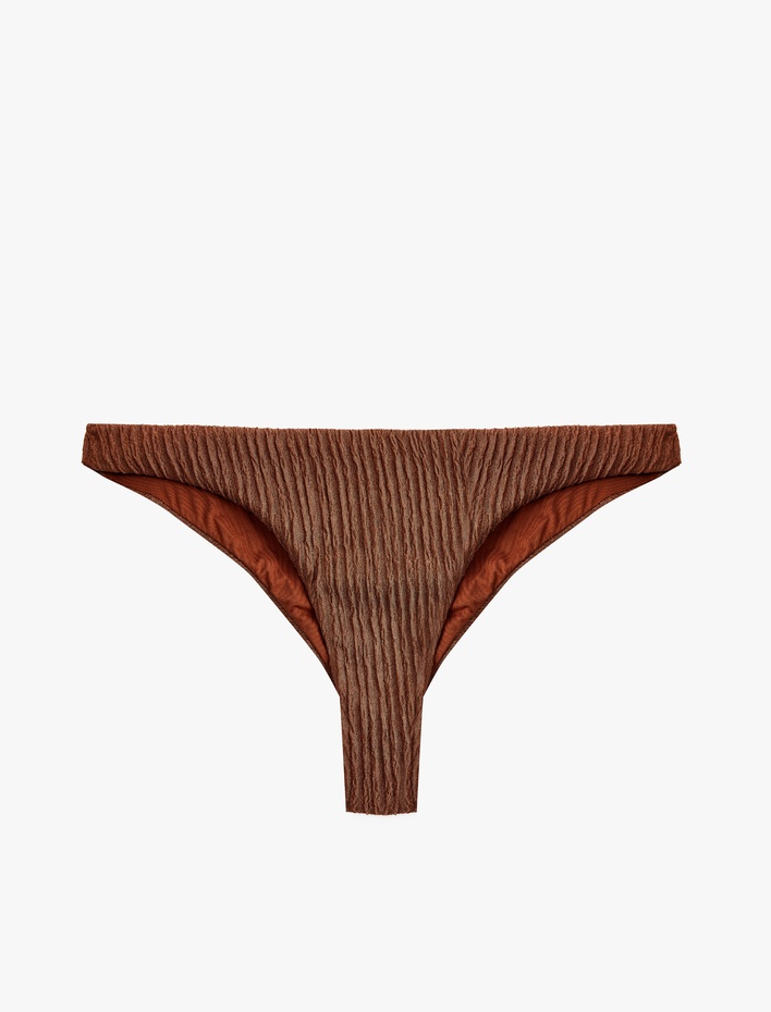  Dokulu Parlak Brazilian Bikini Altı