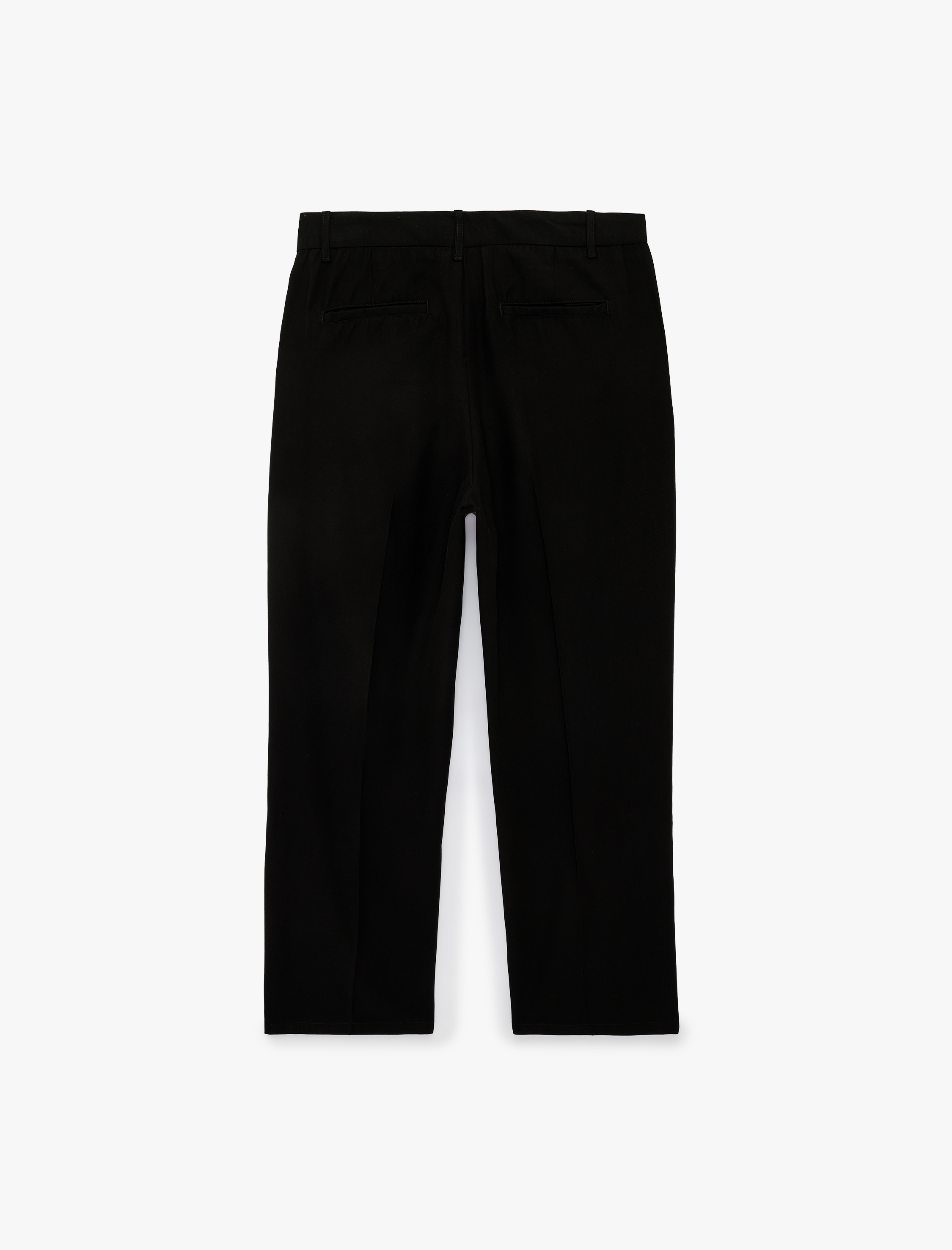   Pileli Cep Detaylı Regular Fit Viskon Kumaş Pantolon