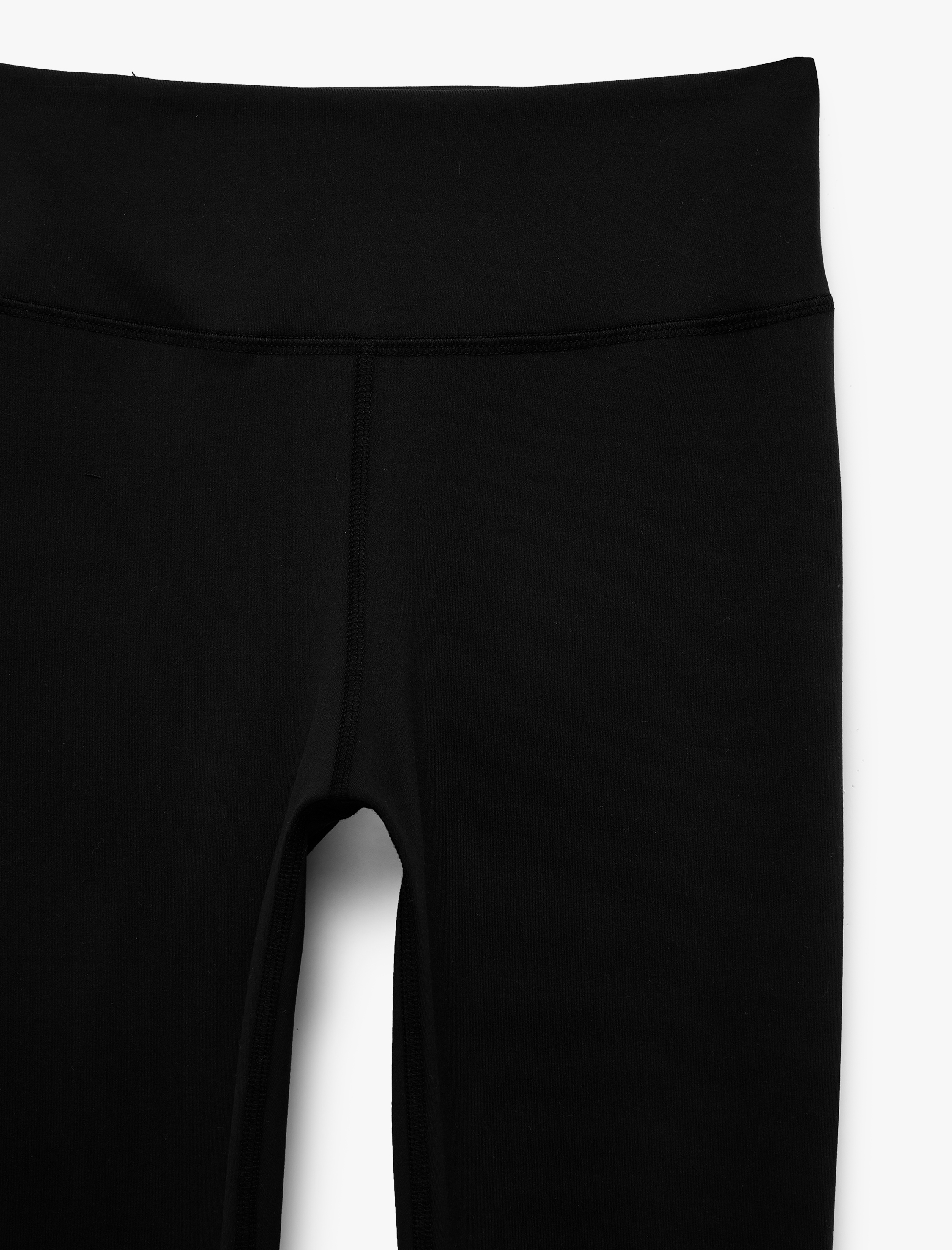   Slim Fit Lok Dikiş Detaylı Yüksek Bel Spor Tayt