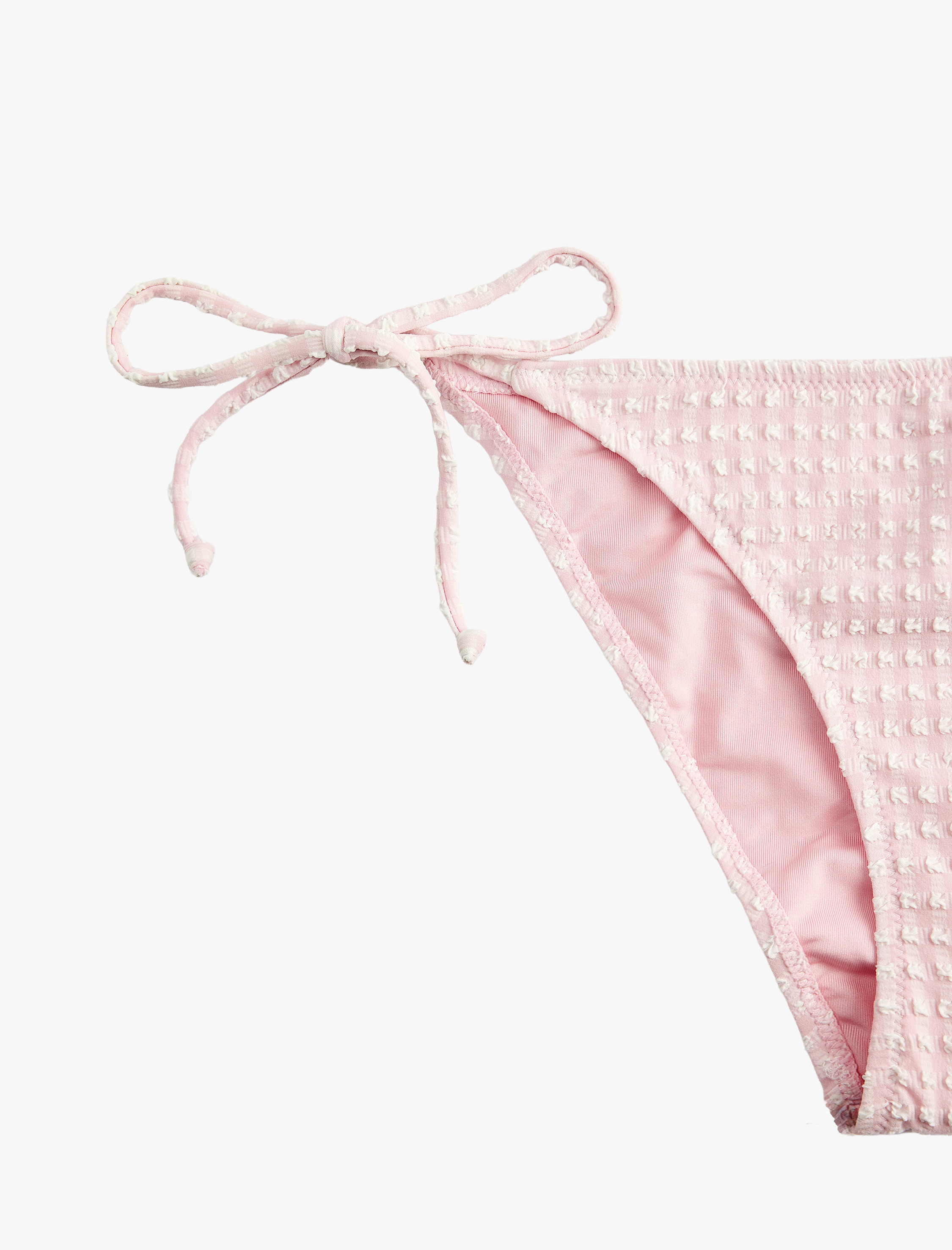   Koton X Sibil Çetinkaya - Yanları Bağlamalı Dokulu İpli Bikini Altı