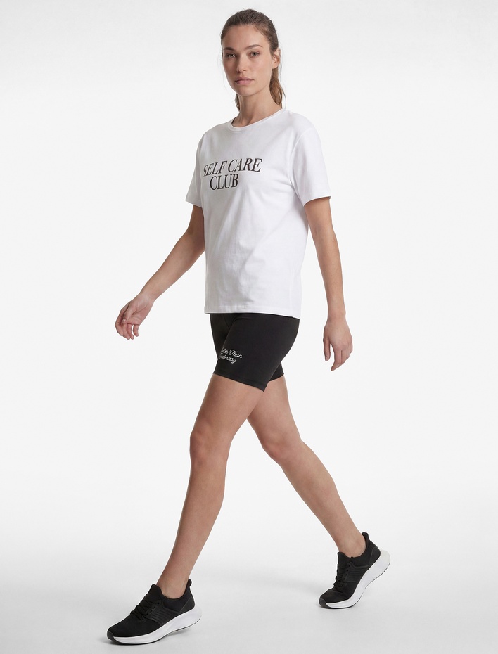  Yüksek Bel Slim Fit Baskılı Spor Tayt