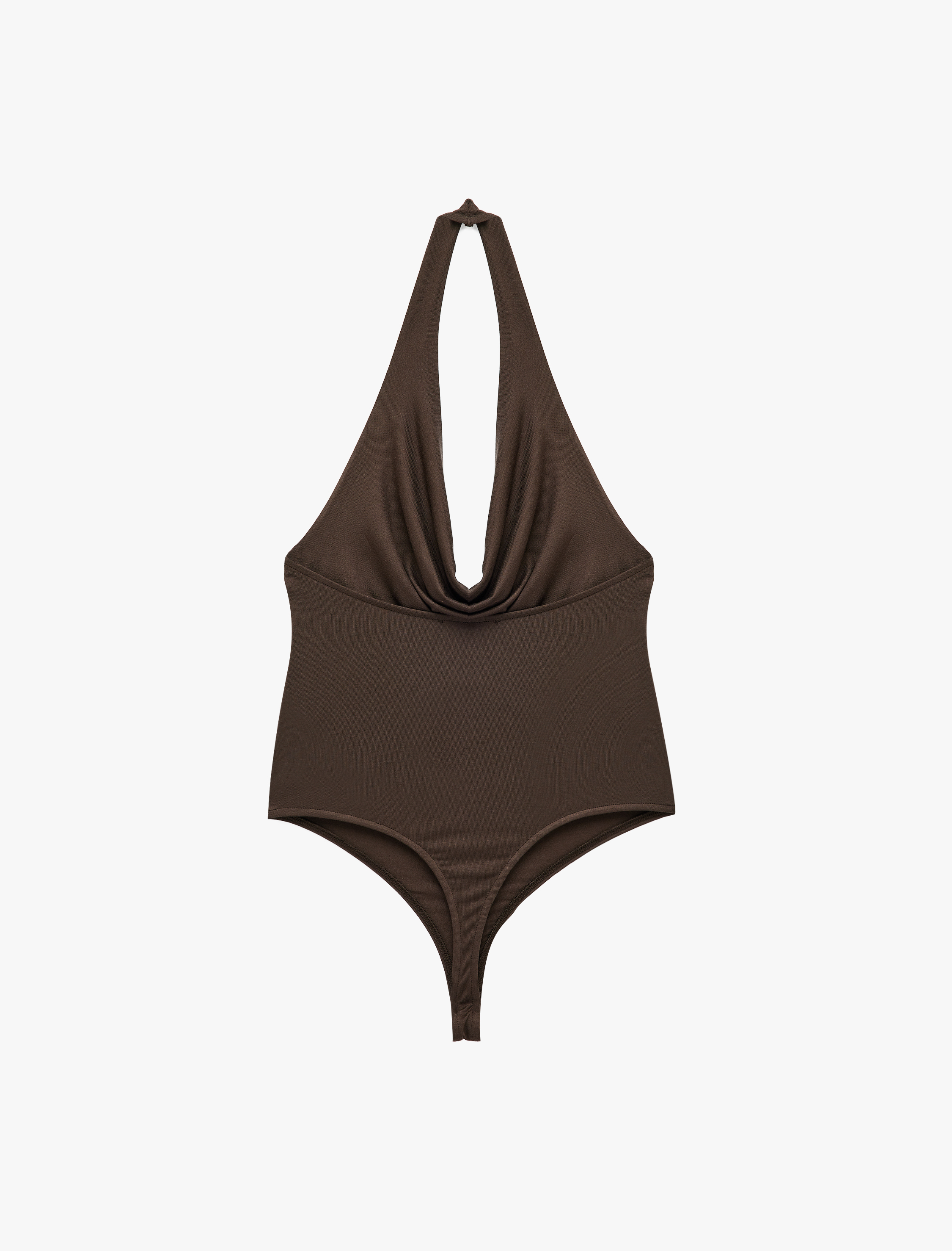   Sırt Dekolteli Degaje Yaka Bodysuit