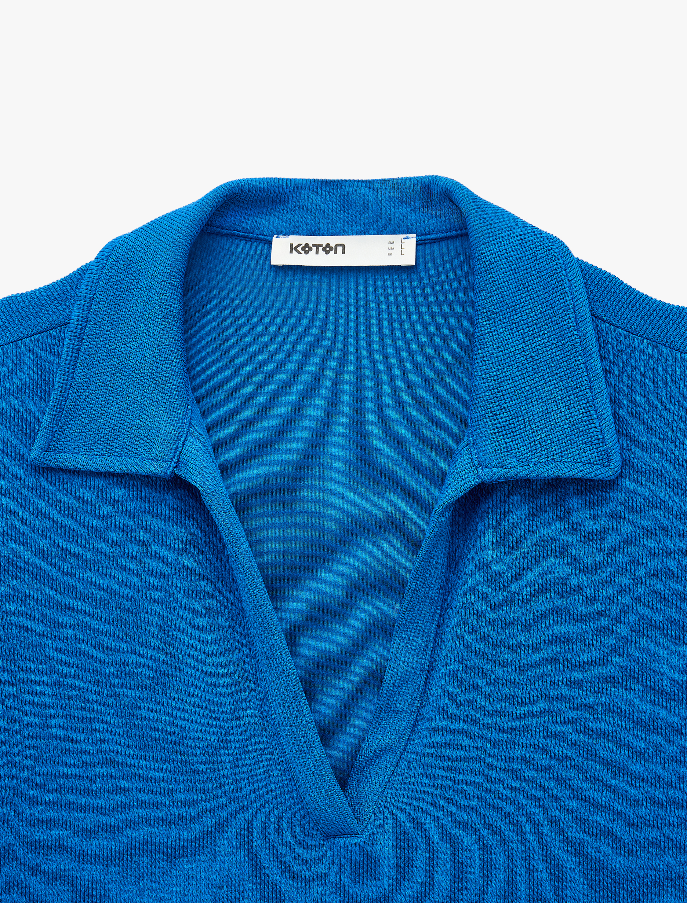   Slim Fit Kısa Kollu Ribanalı Polo Yaka Tişört