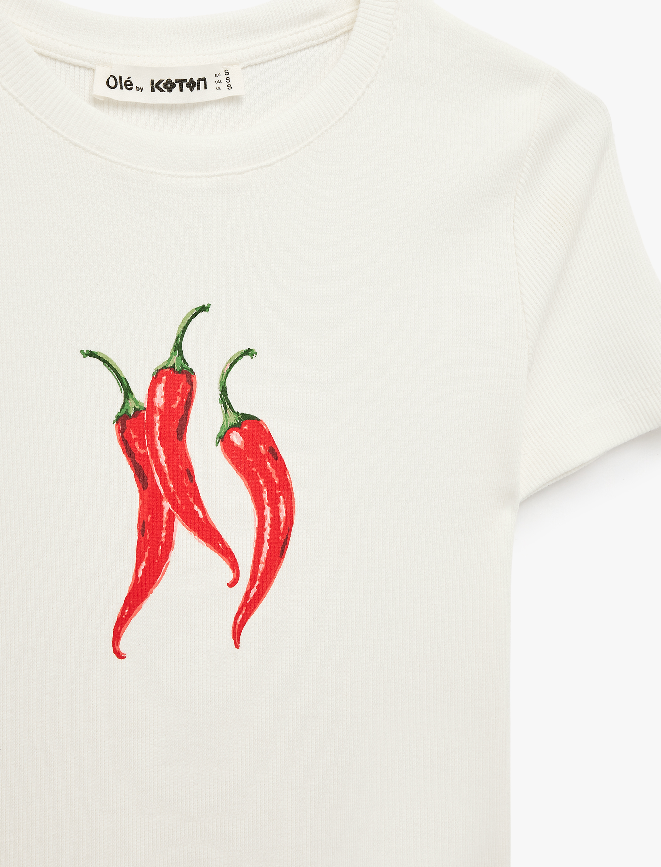   Pamuklu Slim Fit Kısa Kollu Bisiklet Yaka Baskılı Tişört