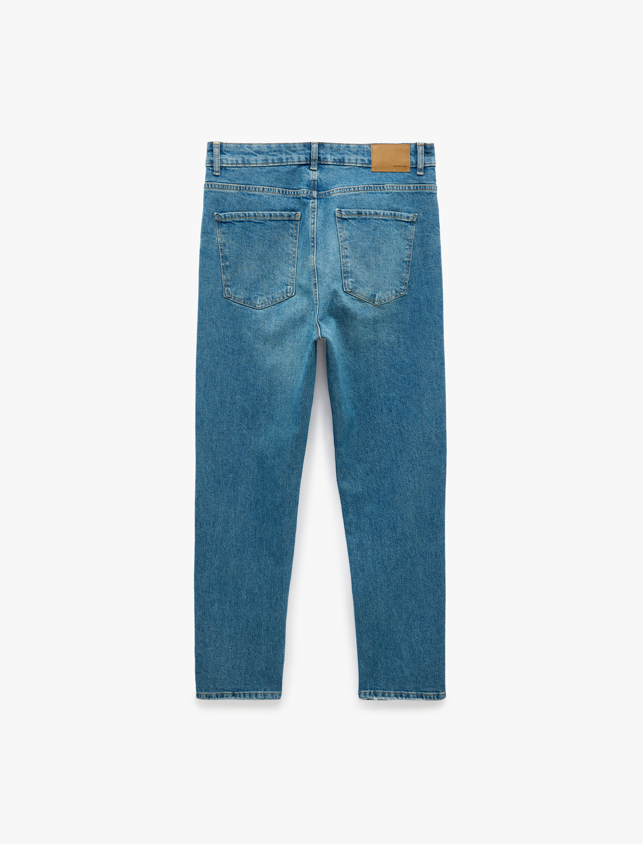   Normal Bel Cepli Regular Fit Pamuklu Tapered Jean Pantolon - Joe Jean