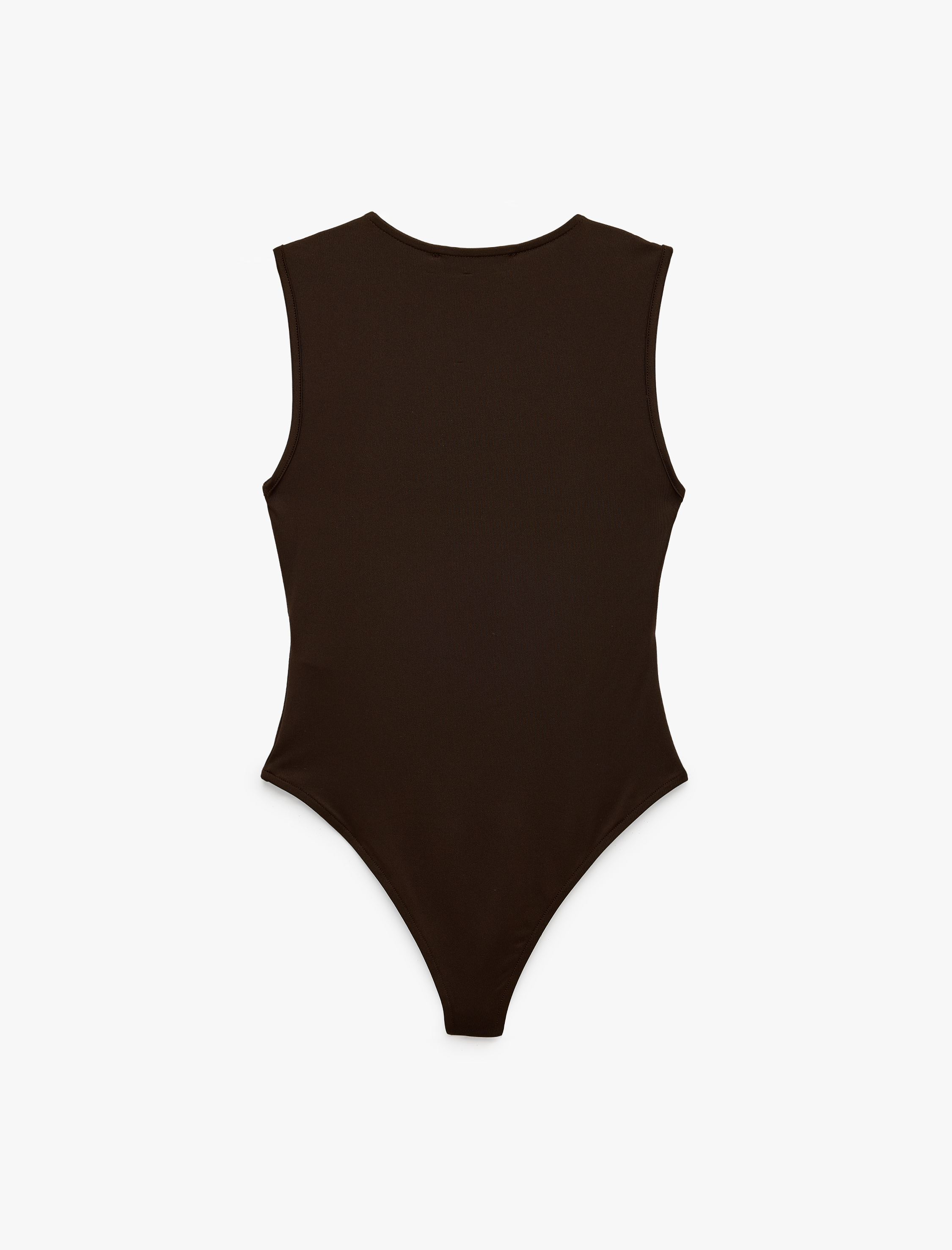   Slim Fit Kolsuz Bisiklet Yaka Bodysuit