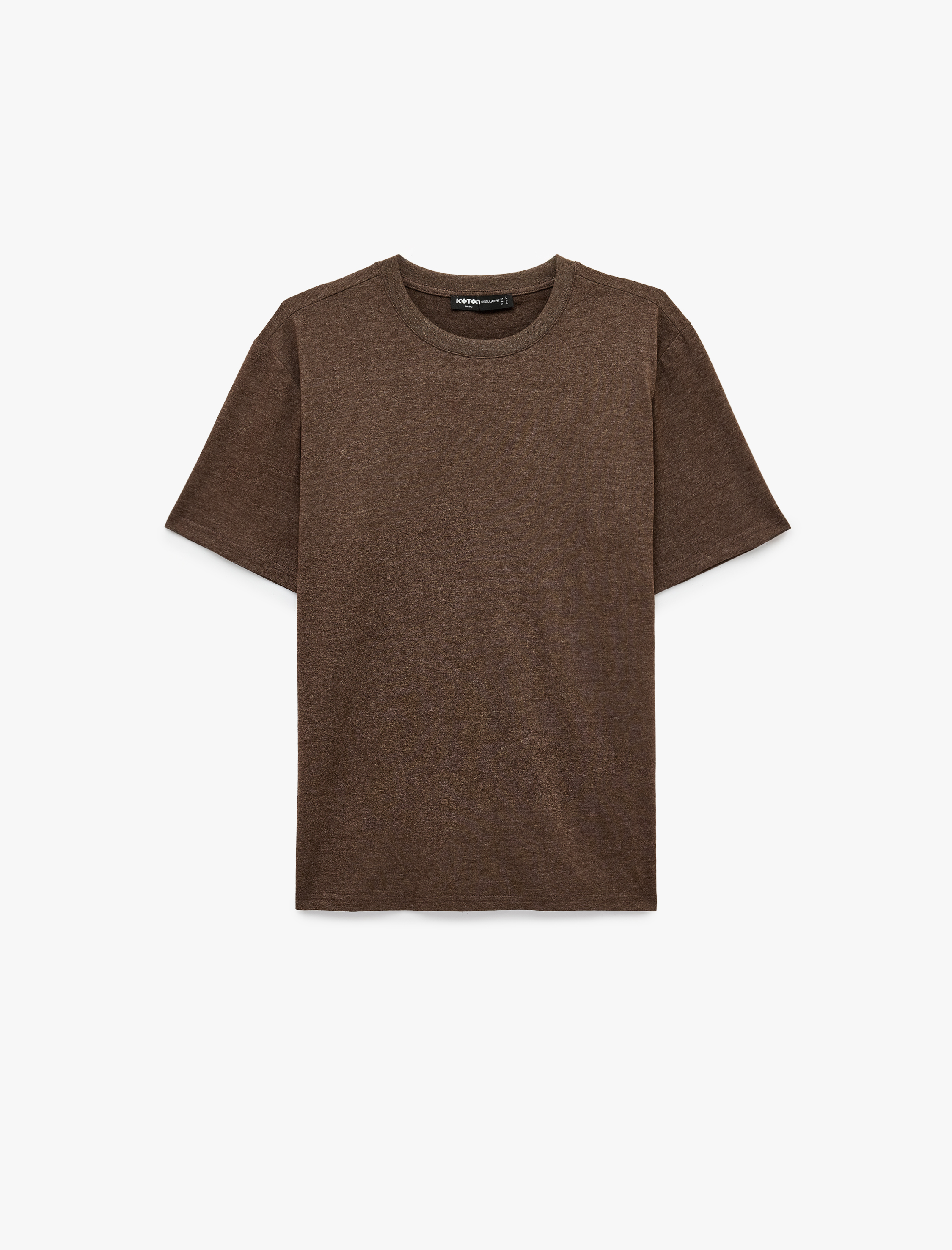   Regular Fit Bisiklet Yaka Kısa Kollu Basic Tişört
