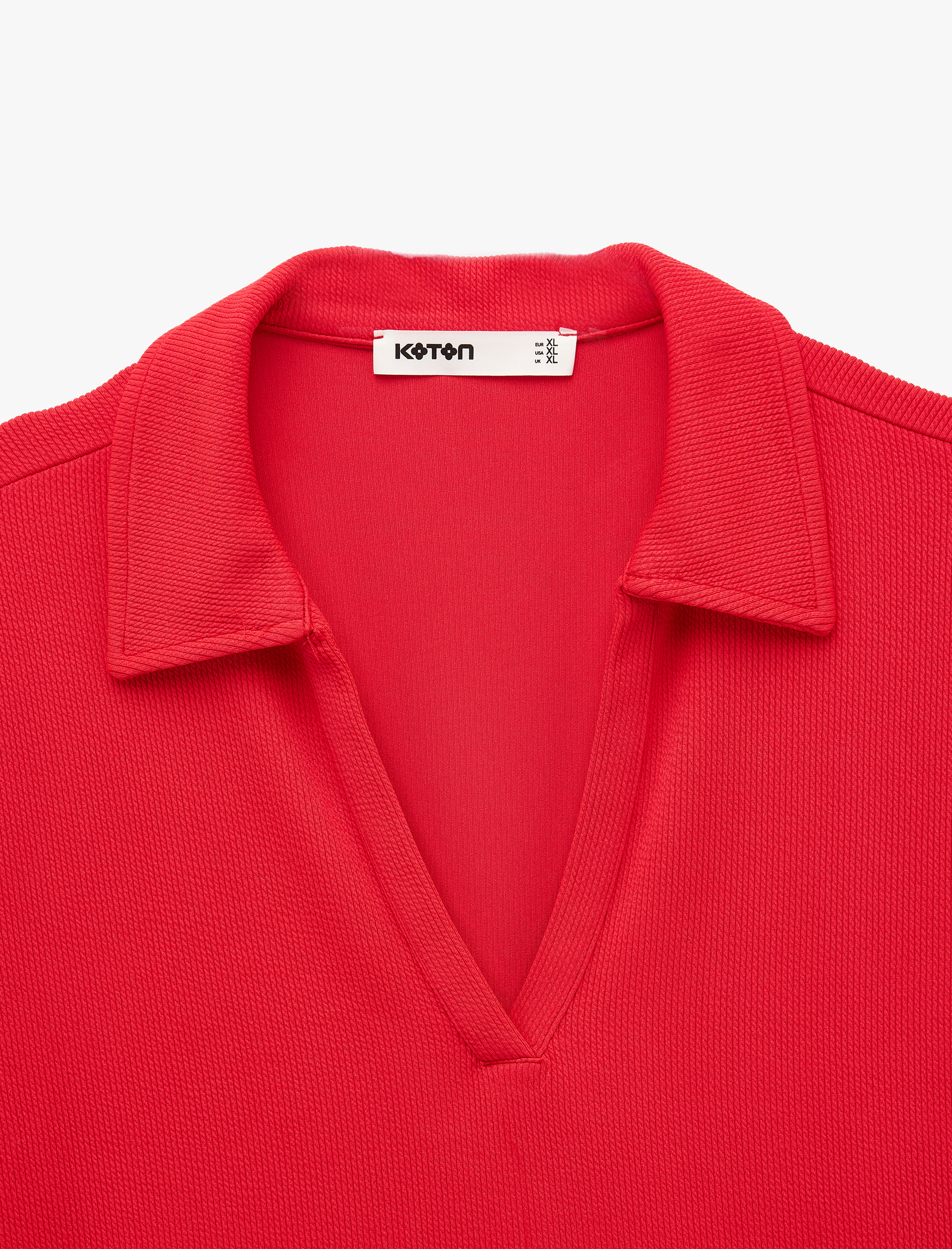   Slim Fit Kısa Kollu Ribanalı Polo Yaka Tişört