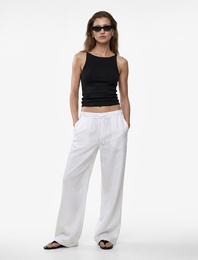 Kaşkorse Kolsuz Pamuklu Slim Fit Askılı Kare Yaka Üst