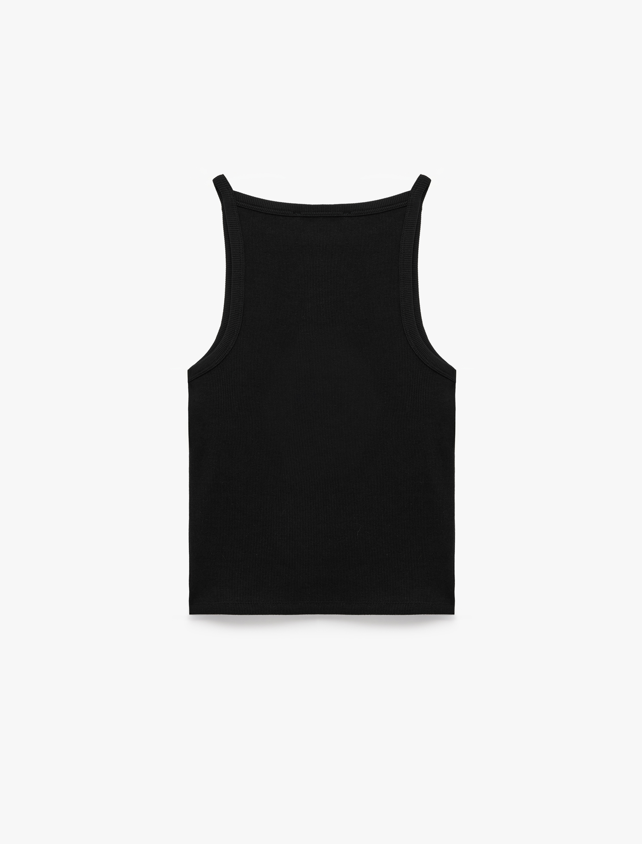   Kaşkorse Kolsuz Pamuklu Slim Fit Askılı Kare Yaka Üst