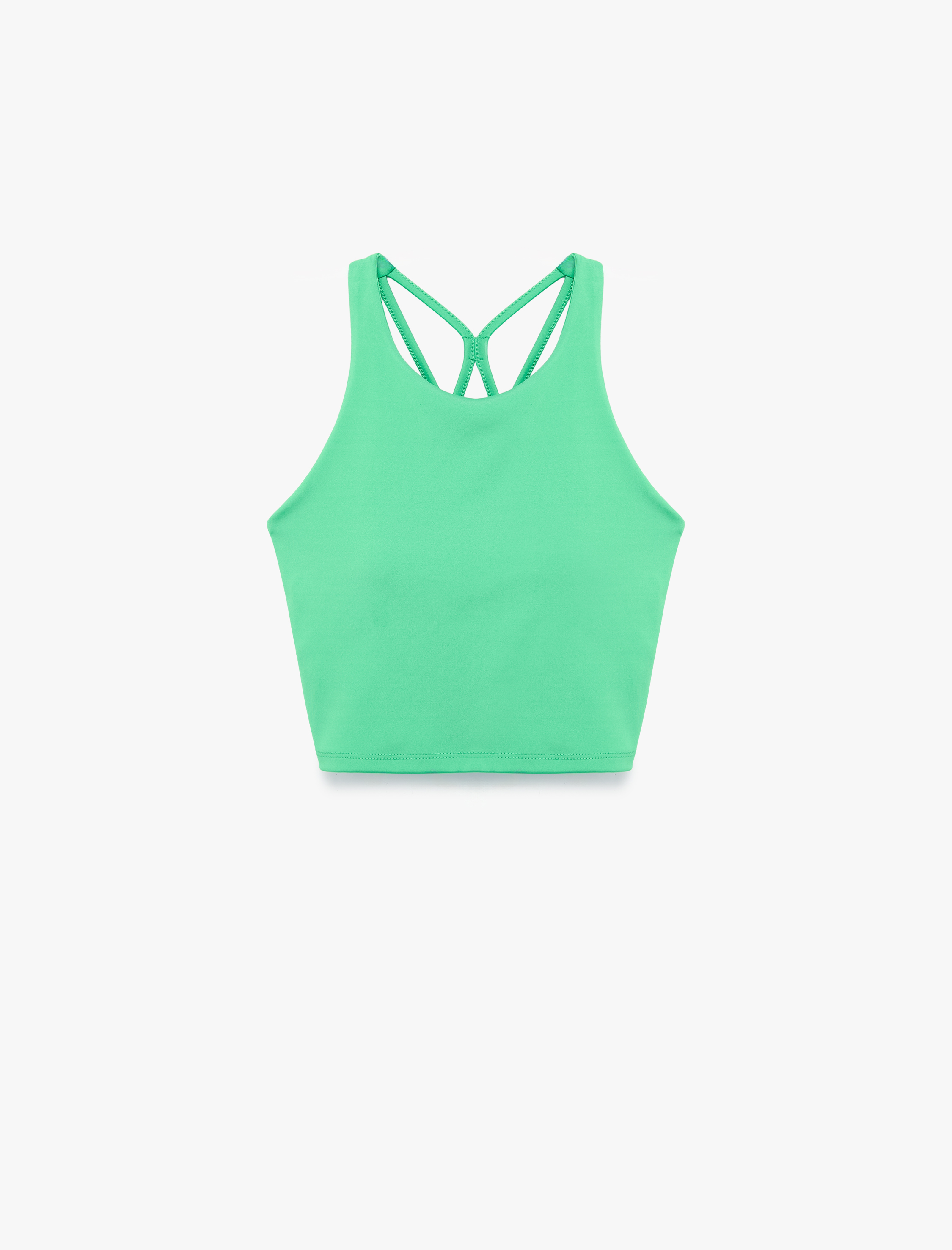   Slim Fit İp Askılı Sırt Detaylı Sporcu Sütyeni
