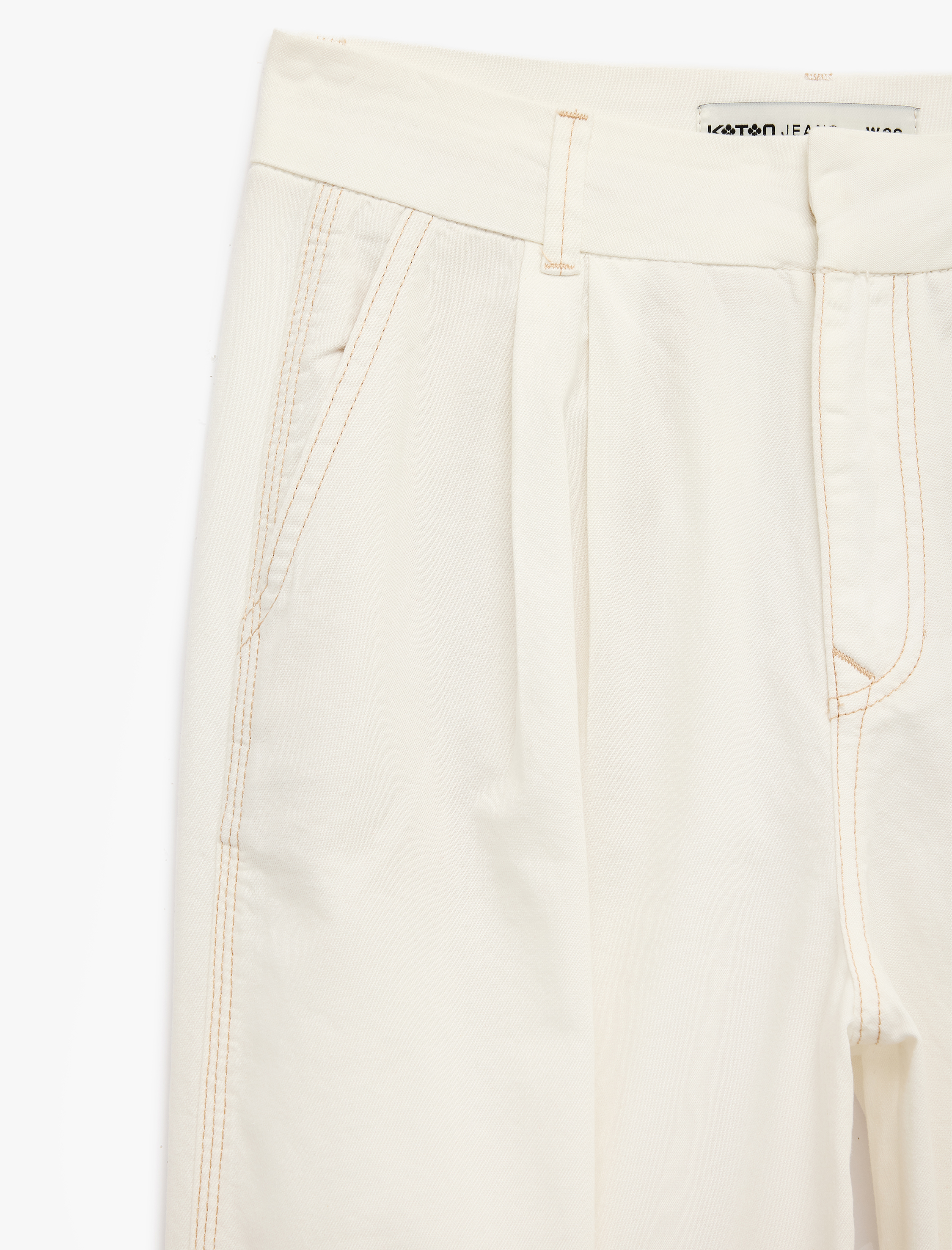   Pamuklu Rahat Kalıp Cepli Barrel Fit Jean Pantolon