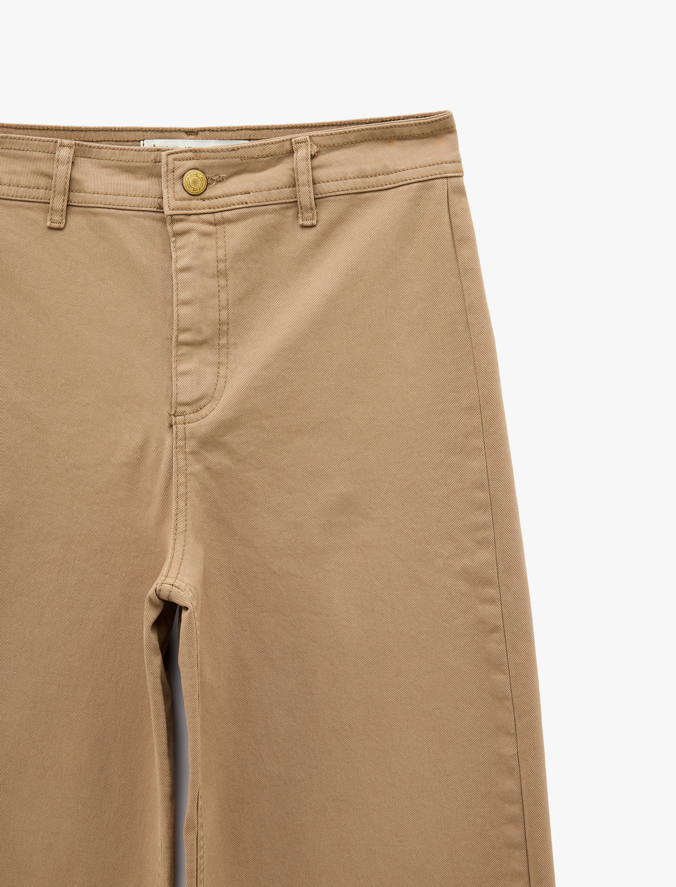   Cepli Rahat Kalıp Kesik Paça Yüksek Bel  Jean Pantolon - Culoette Jean