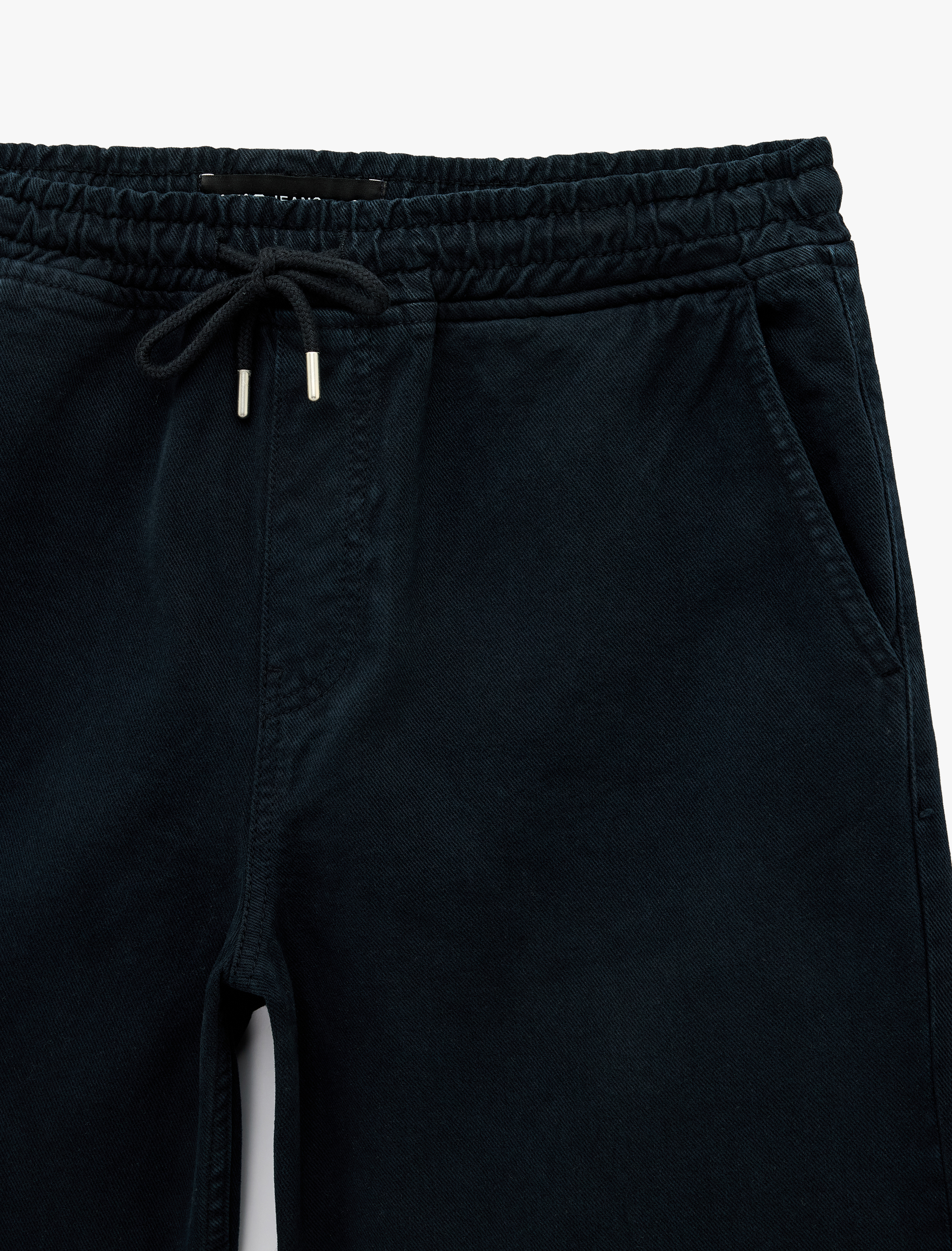   Pamuklu Rahat Kalıp Jogger Beli Bağcıklı Bermuda Jean Şort