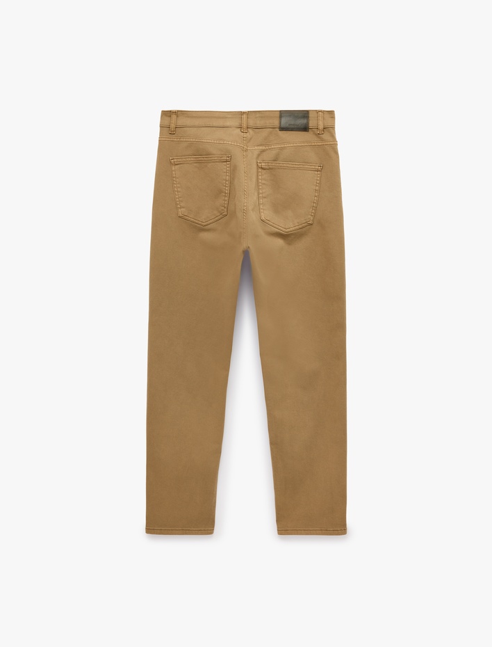  Normal Bel Cepli Pamuklu Tapered Fit Jean Pantolon - Joe Jean