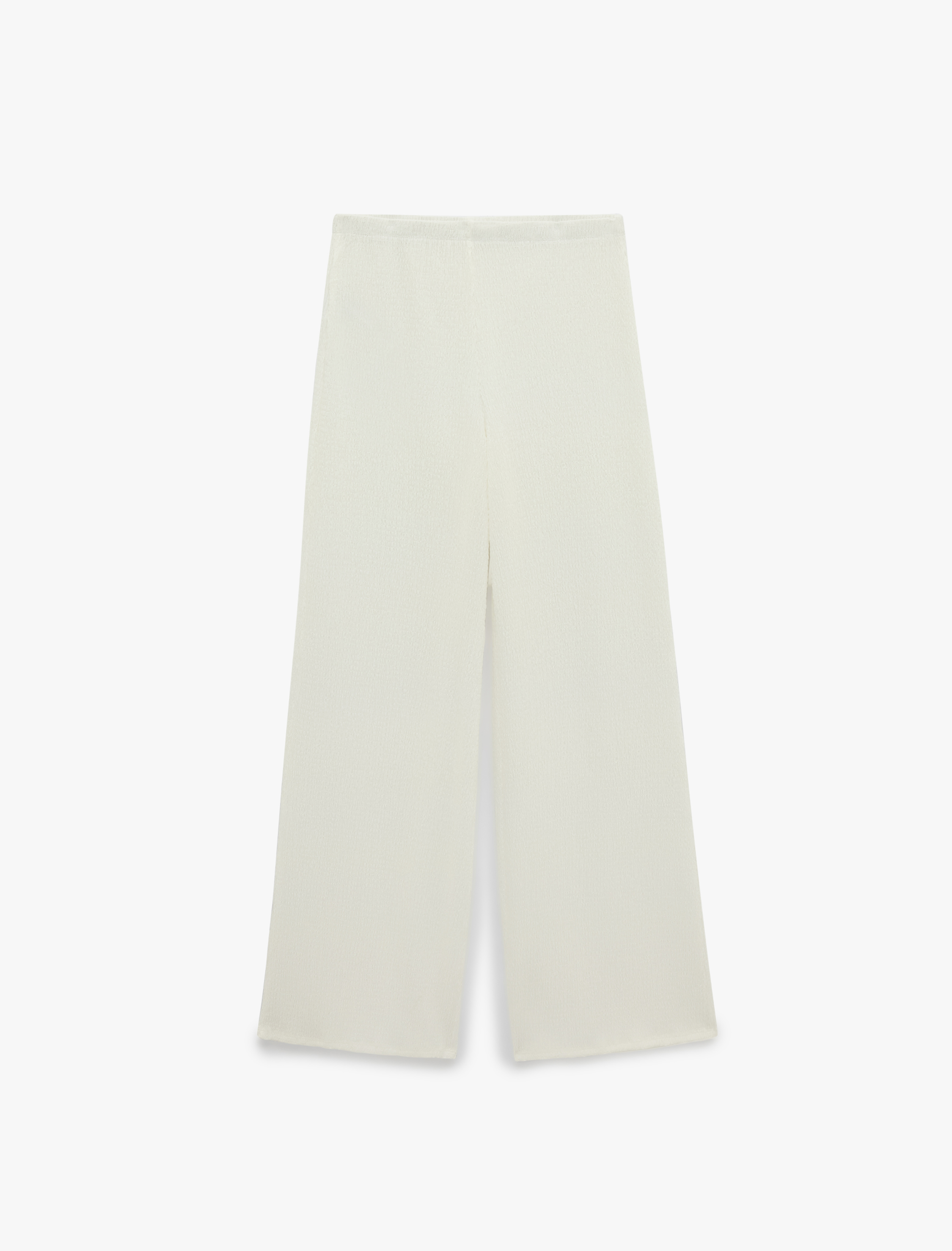   Koton X Sibil Çetinkaya - Bürümcük Kumaş Viskon Karışımlı Straight Fit Pantolon