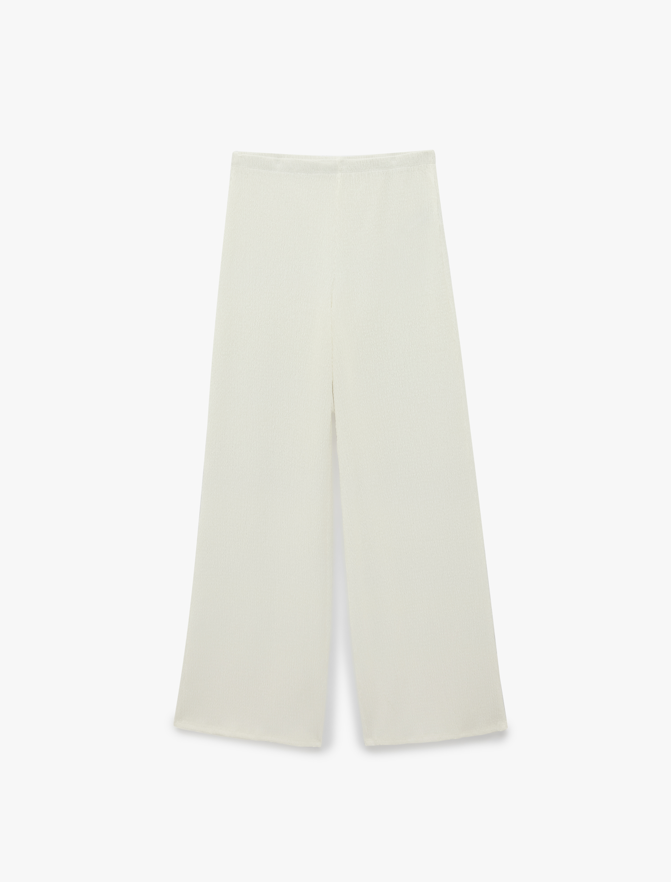   Koton X Sibil Çetinkaya - Bürümcük Kumaş Viskon Karışımlı Straight Fit Pantolon