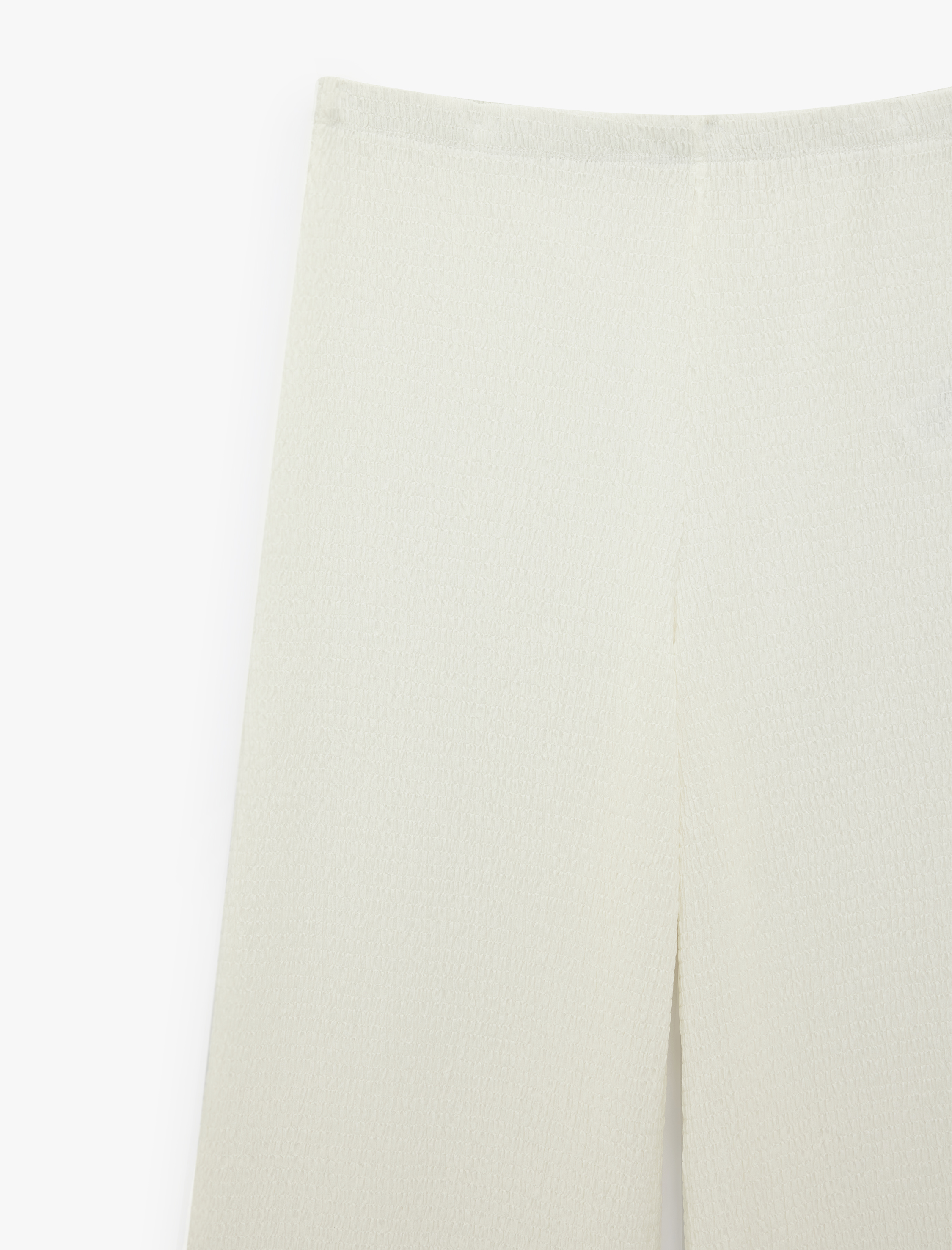   Koton X Sibil Çetinkaya - Bürümcük Kumaş Viskon Karışımlı Straight Fit Pantolon