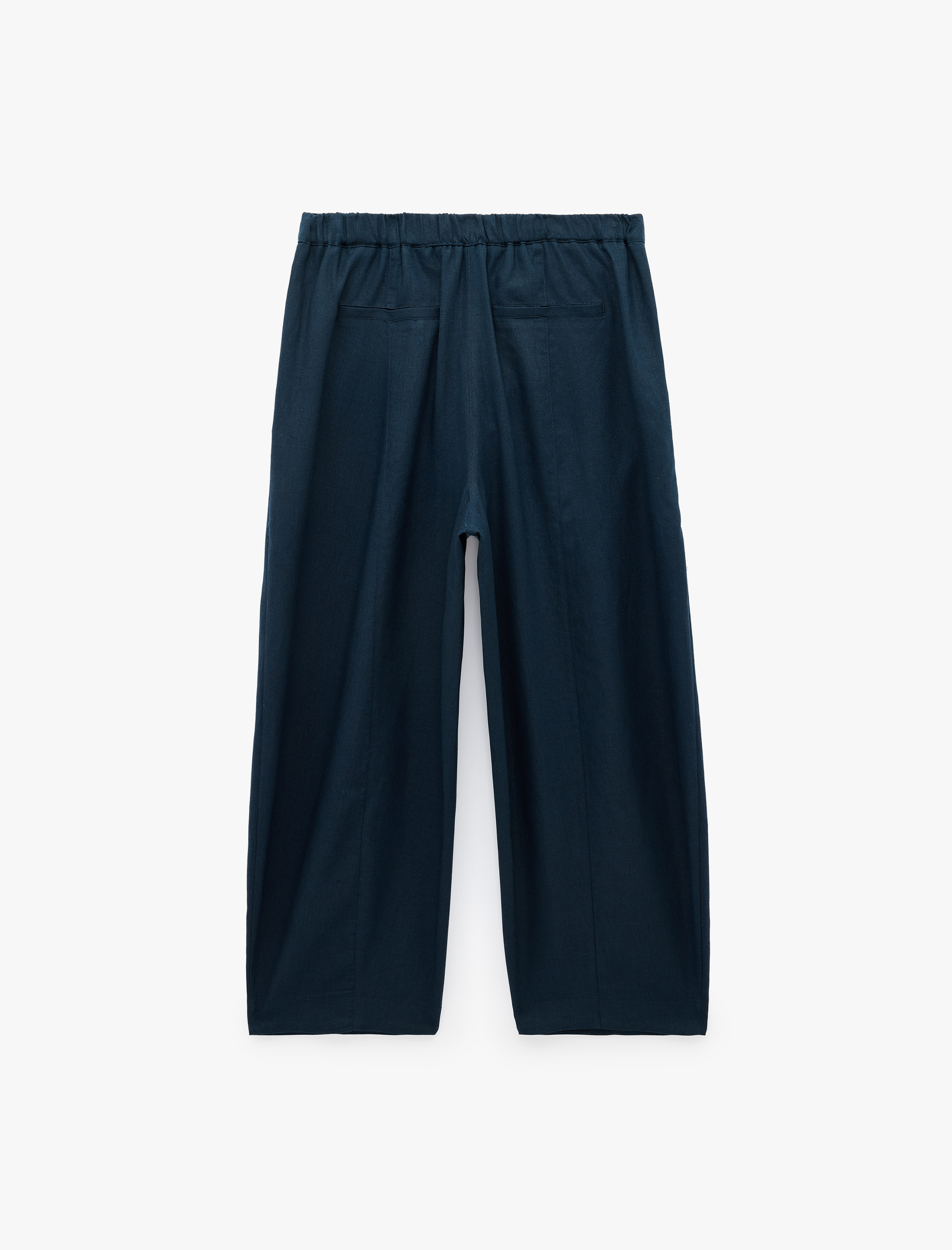   Regular Fit Cep Detaylı Barrel Fit Yüksek Bel Pantolon