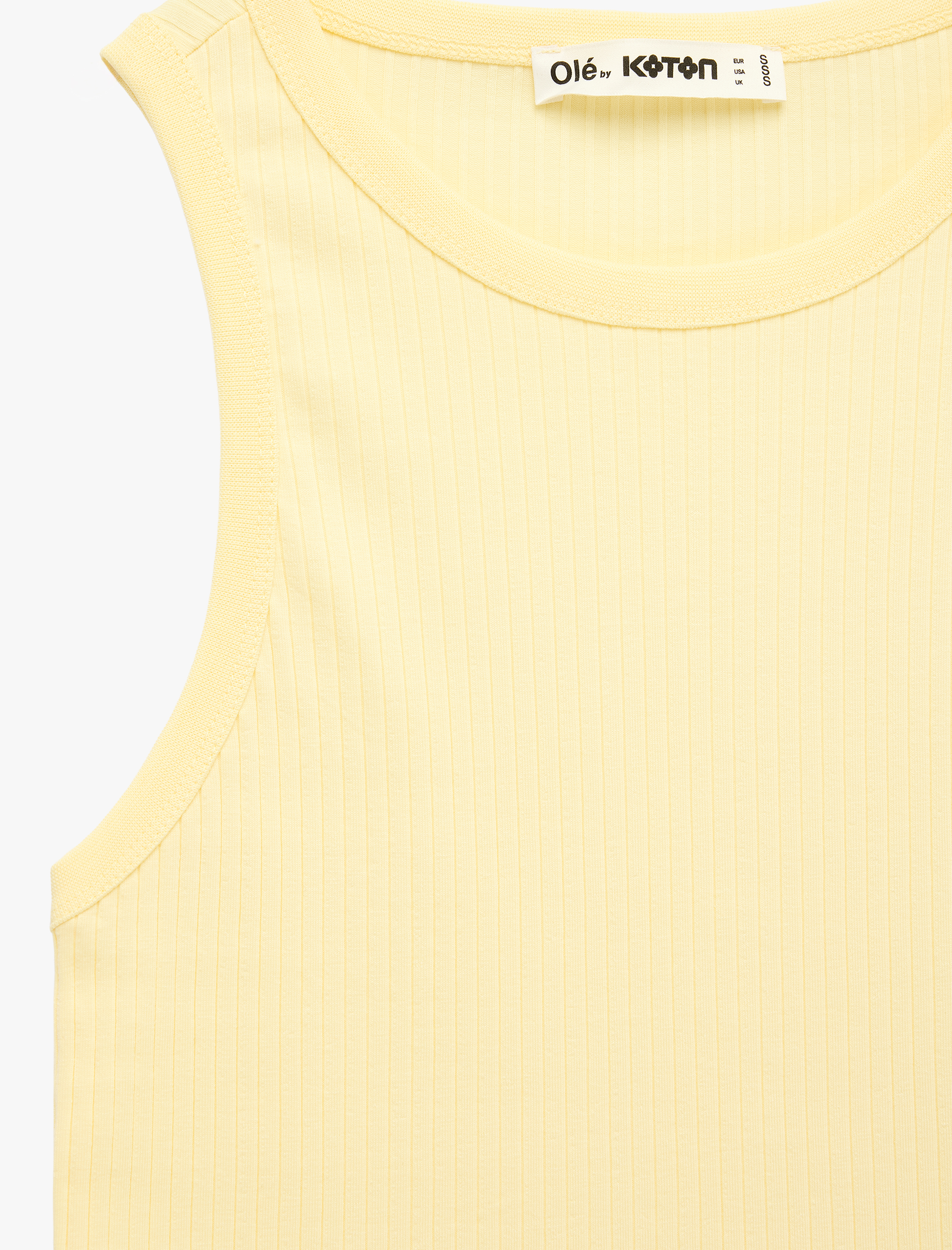   Pamuklu Slim Fit Kaşkorse Bisiklet Yaka Kolsuz Atlet