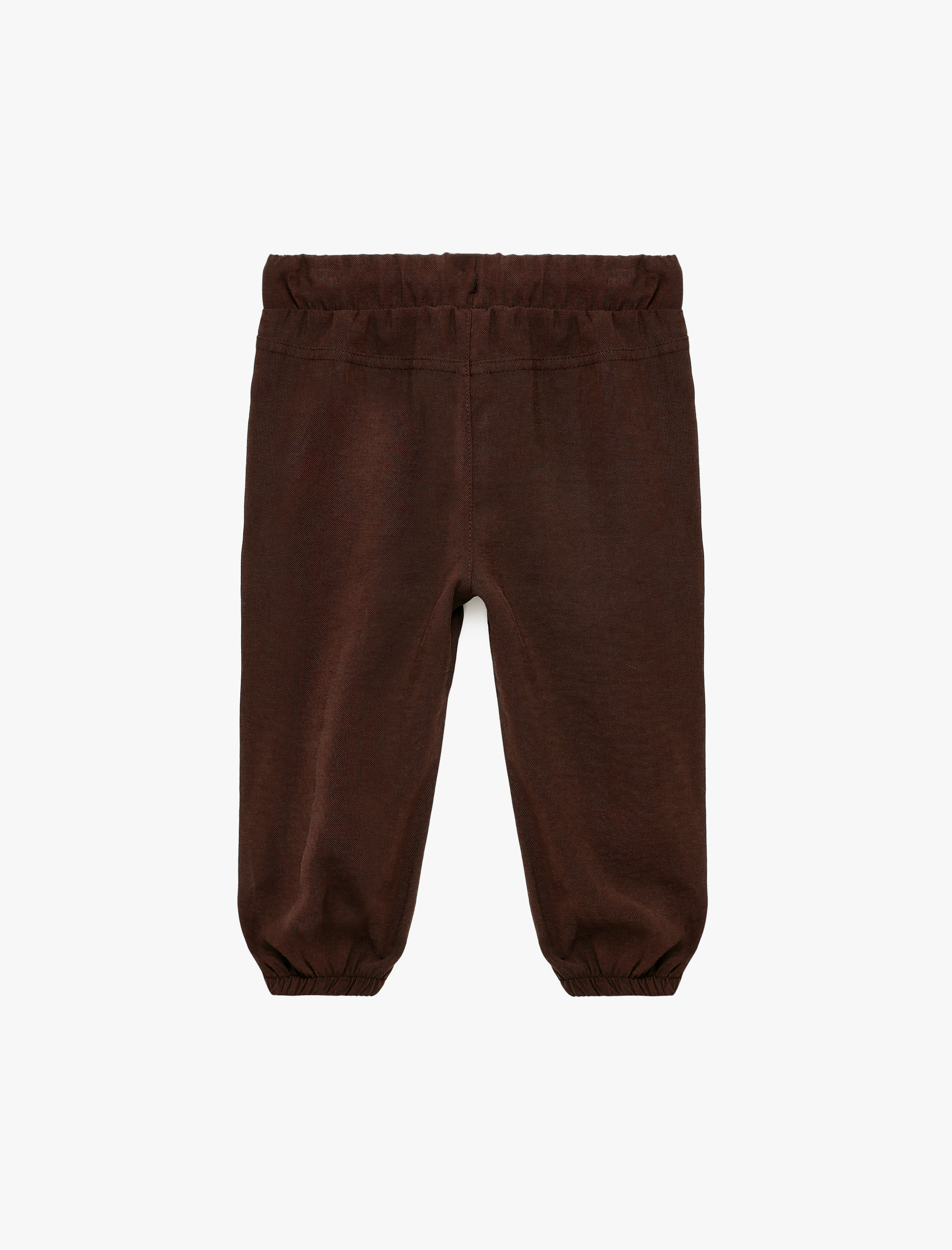  Erkek Bebek Pamuklu Beli Bağcıklı Modal Karışımlı Basic Jogger Pantolon