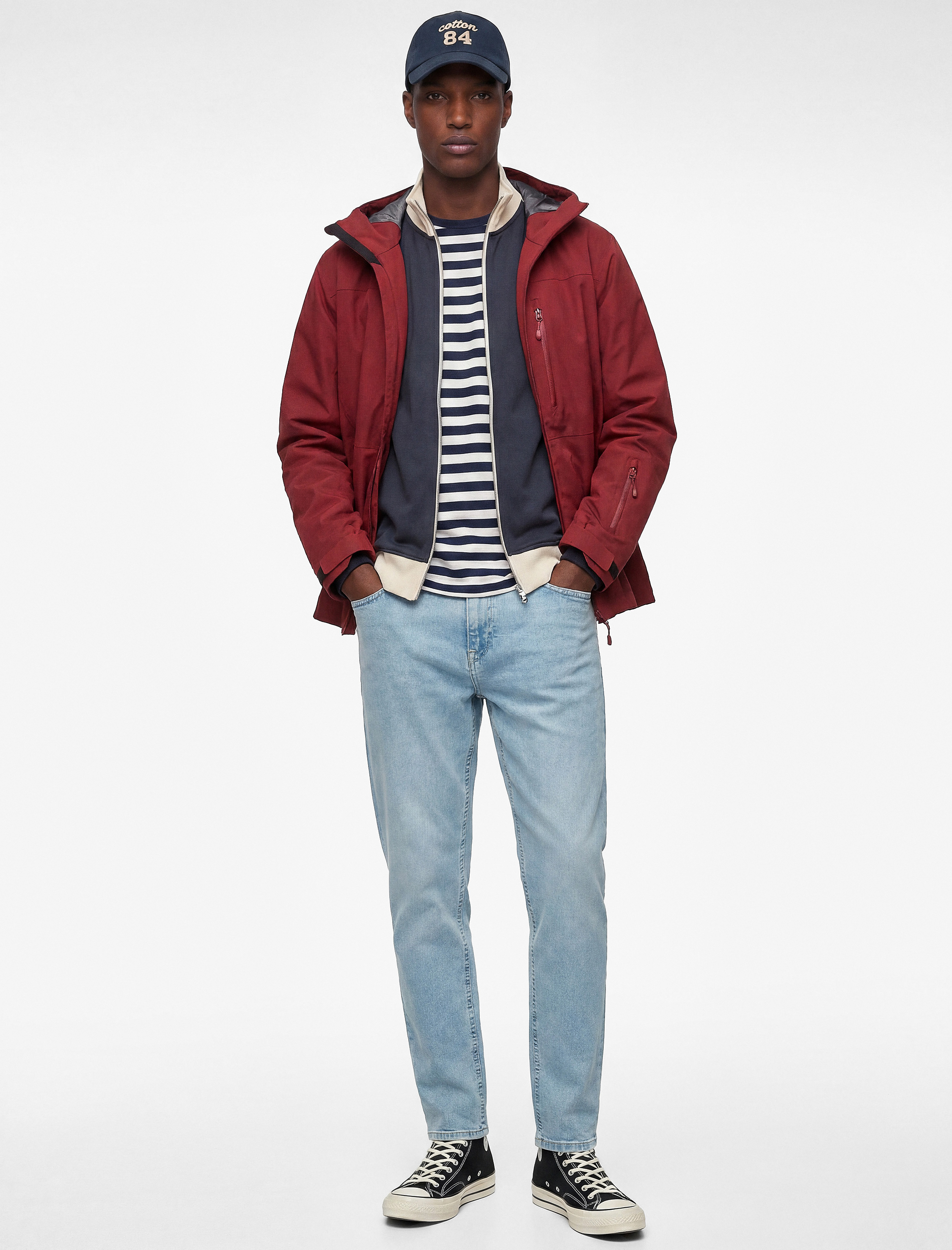   Normal Bel Cepli Pamuklu Slim Fit Jean Pantolon - Brad Jean
