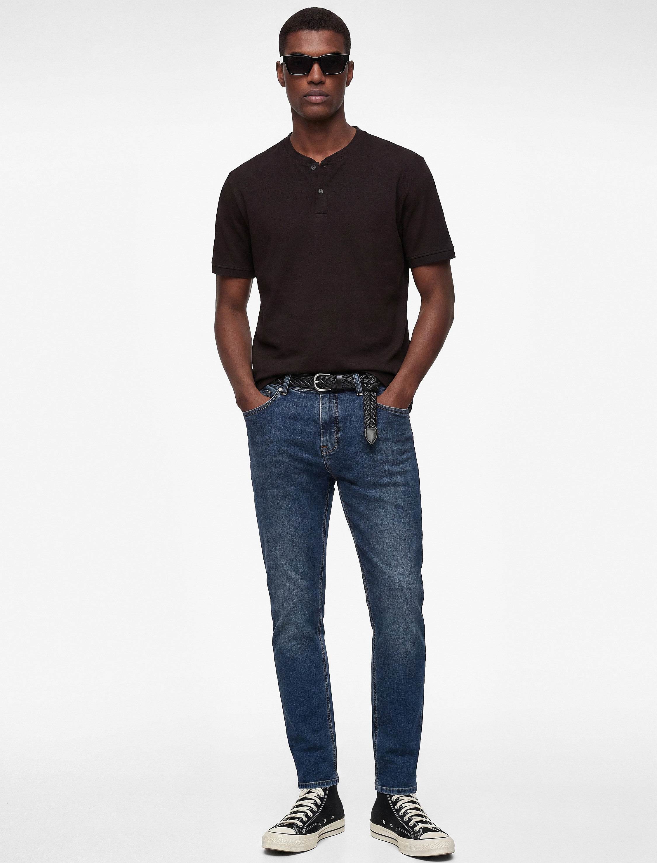   Normal Bel Cepli Pamuklu Skinny Jean Pantolon - Michael Jean