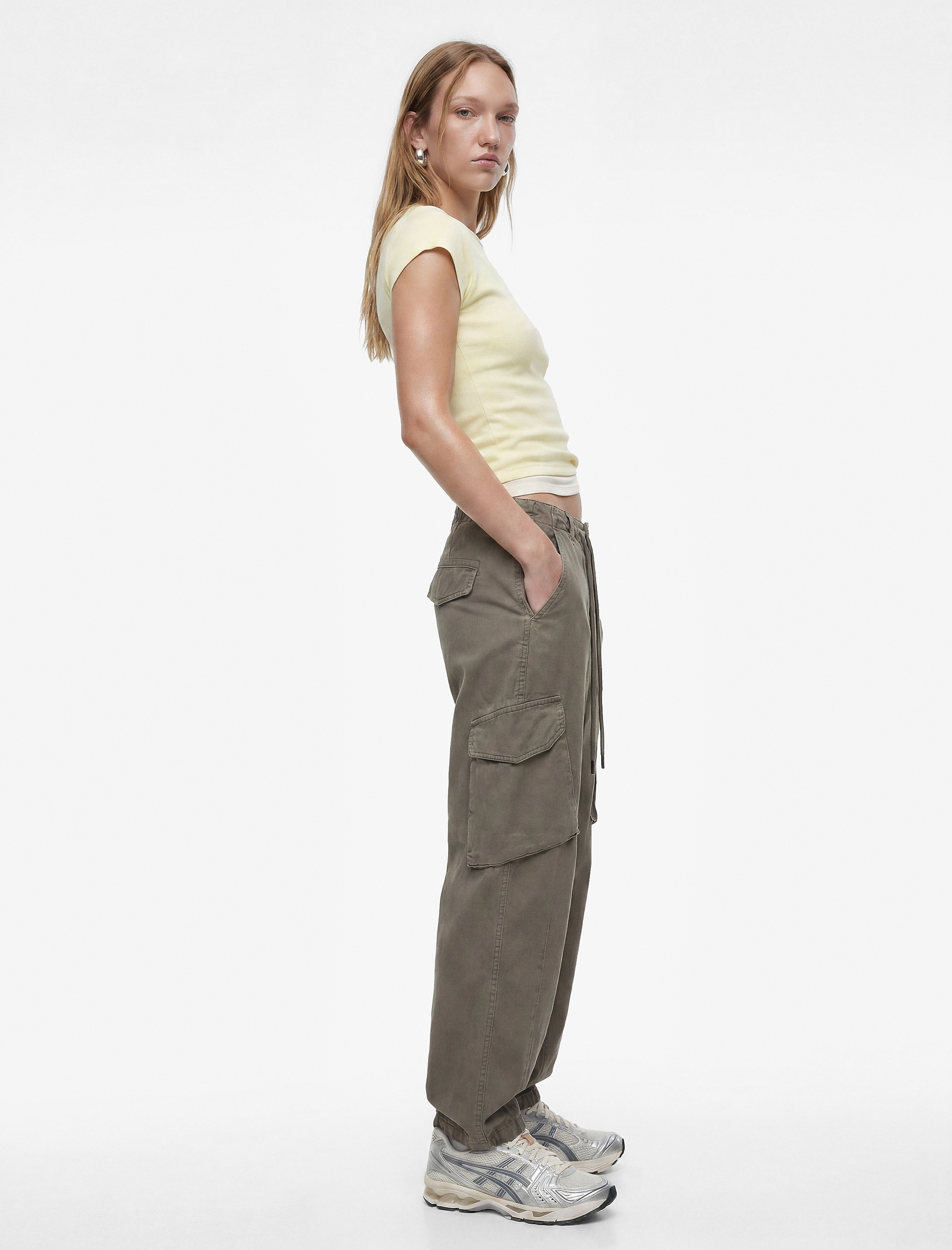   Slim Fit Kısa Kollu Bisiklet Yaka Atlet Detaylı İkili Tişört