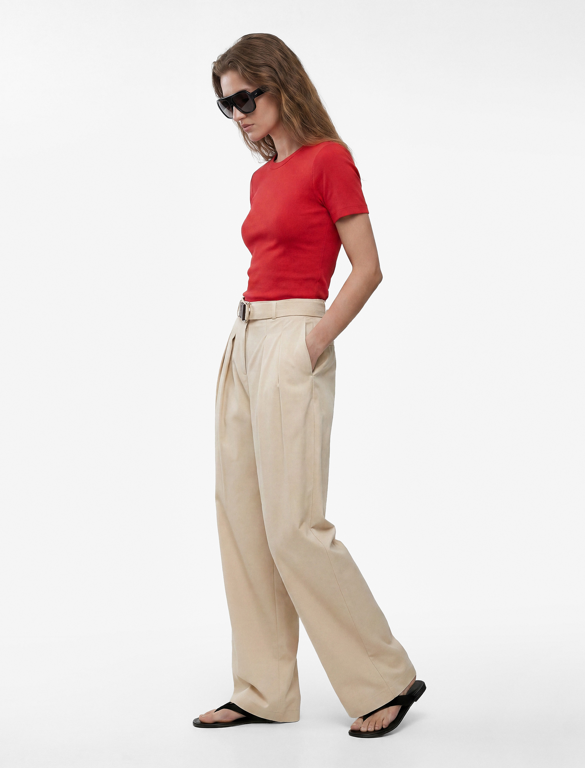   Pamuklu Slim Fit Bisiklet Yaka Kısa Kollu Basic Tişört