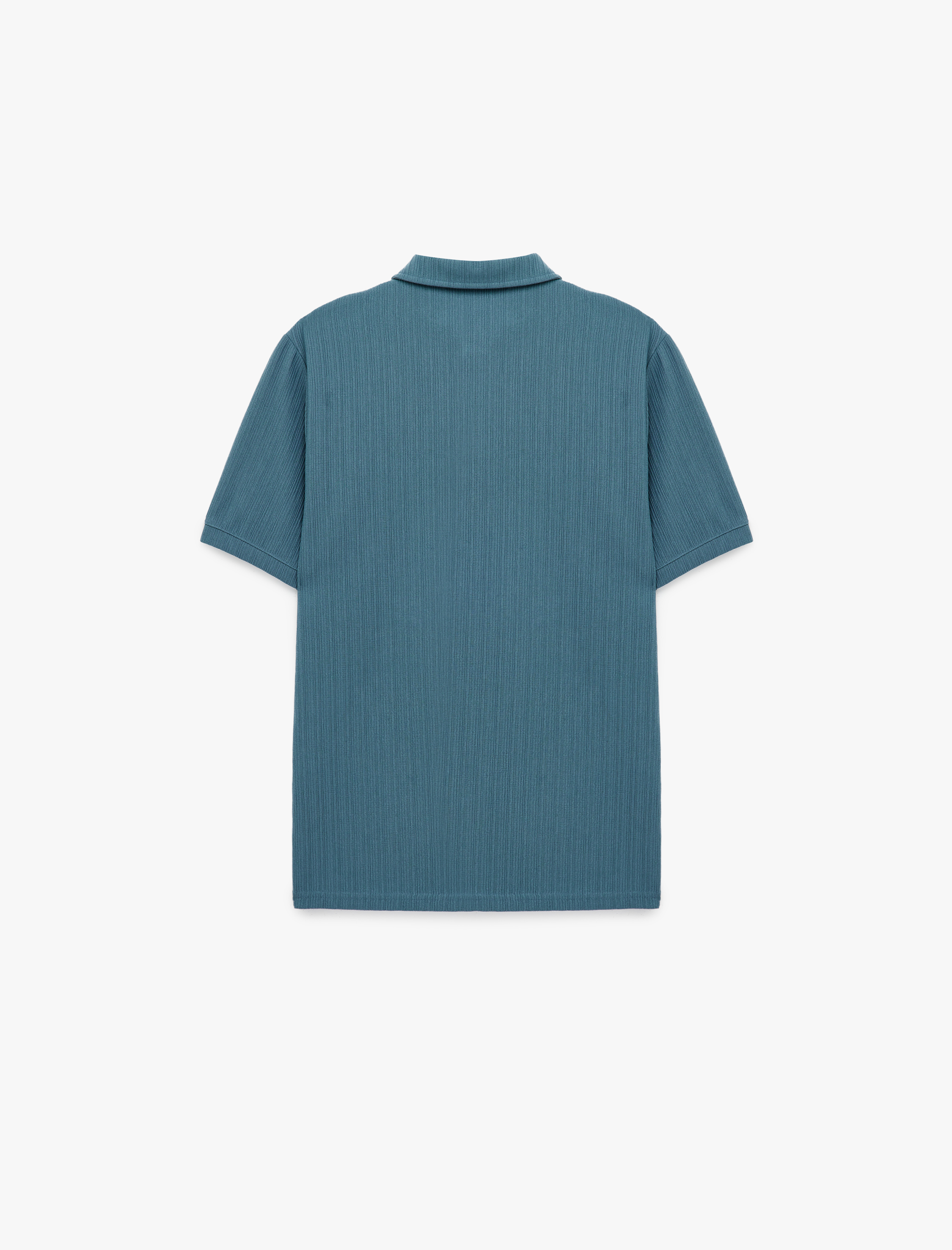   Regular Fit Kısa Kollu Düğmeli Polo Yaka Tişört
