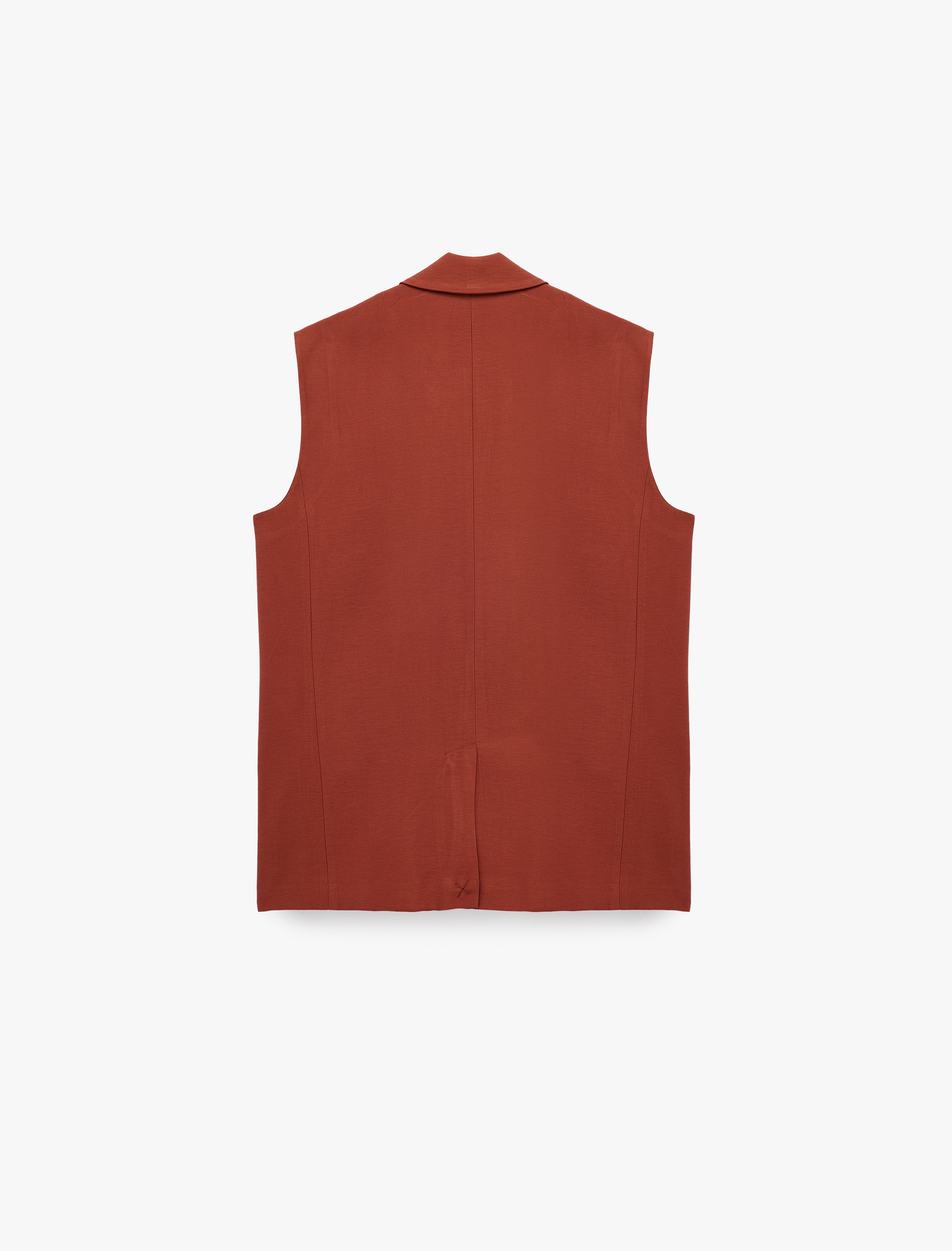   Koton X Melis Ağazat - Viskon Kumaş Cepli Kolsuz Kruvaze Blazer Ceket Yelek