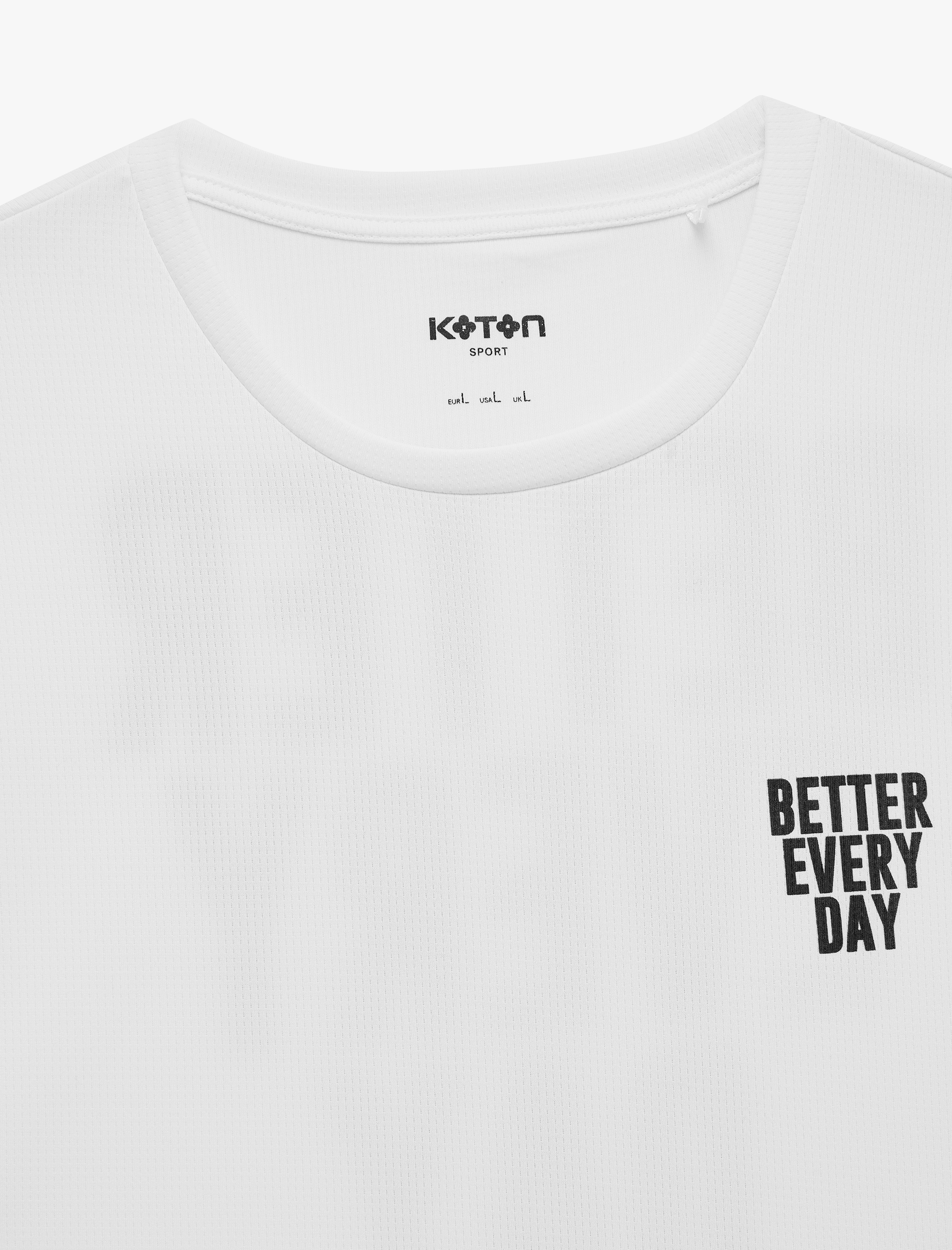   Regular Fit Kısa Kollu Bisiklet Yaka Arkası Baskılı Spor Tişört