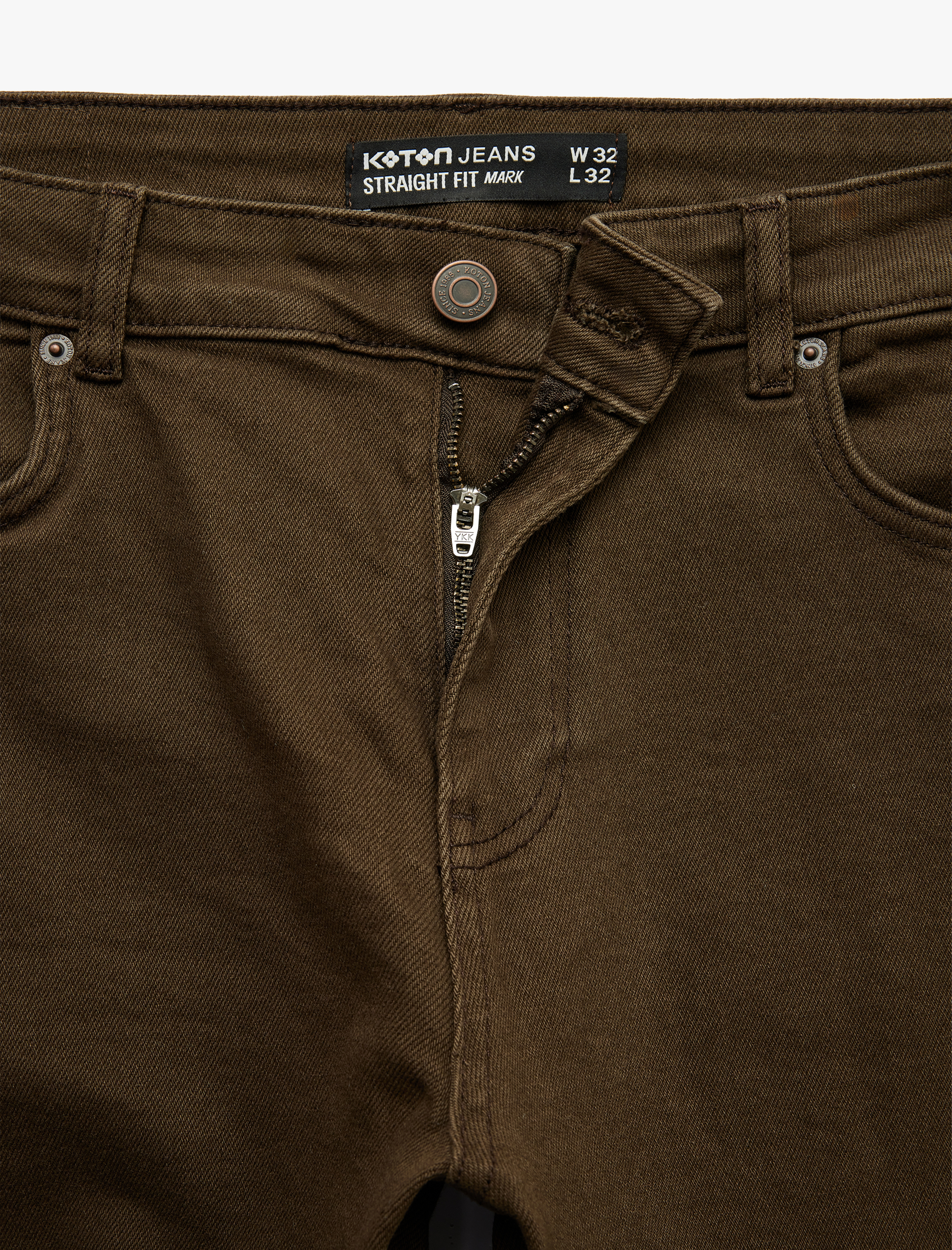   Normal Bel Pamuklu Straight Fit Jean Pantolon - Mark Jean