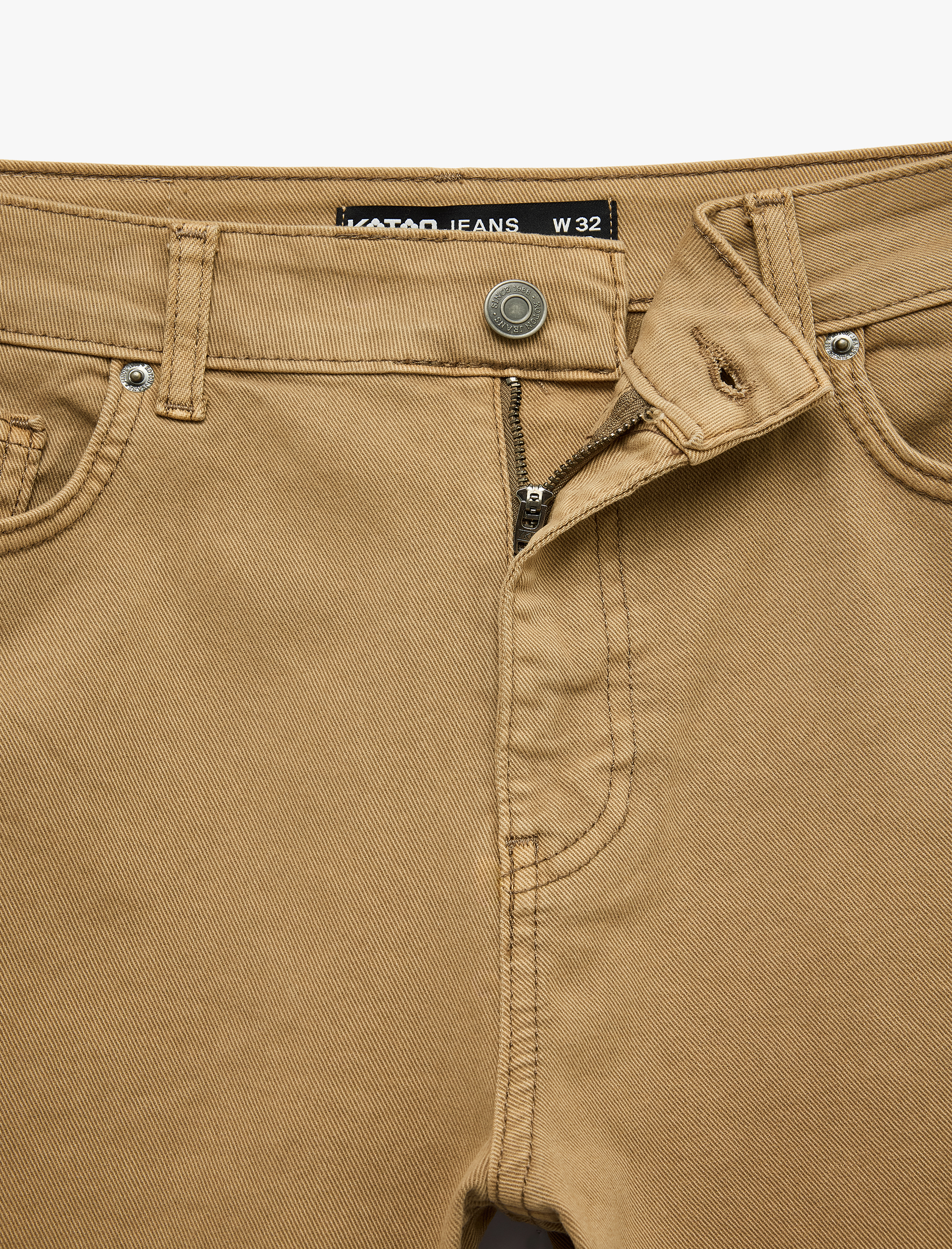   Normal Bel Pamuklu Cepli Straight Fit Jean Pantolon - Mark Jean