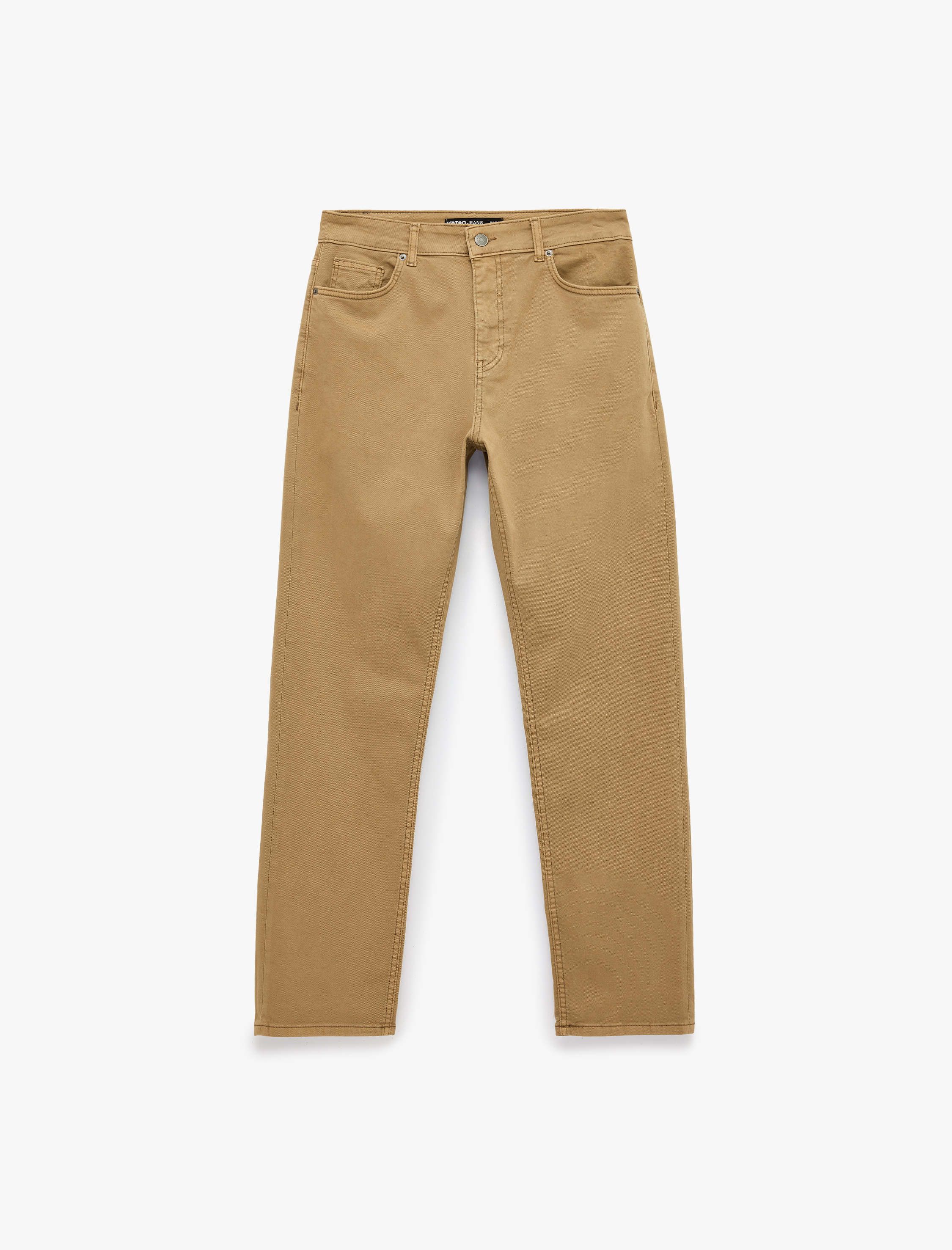   Normal Bel Pamuklu Cepli Straight Fit Jean Pantolon - Mark Jean