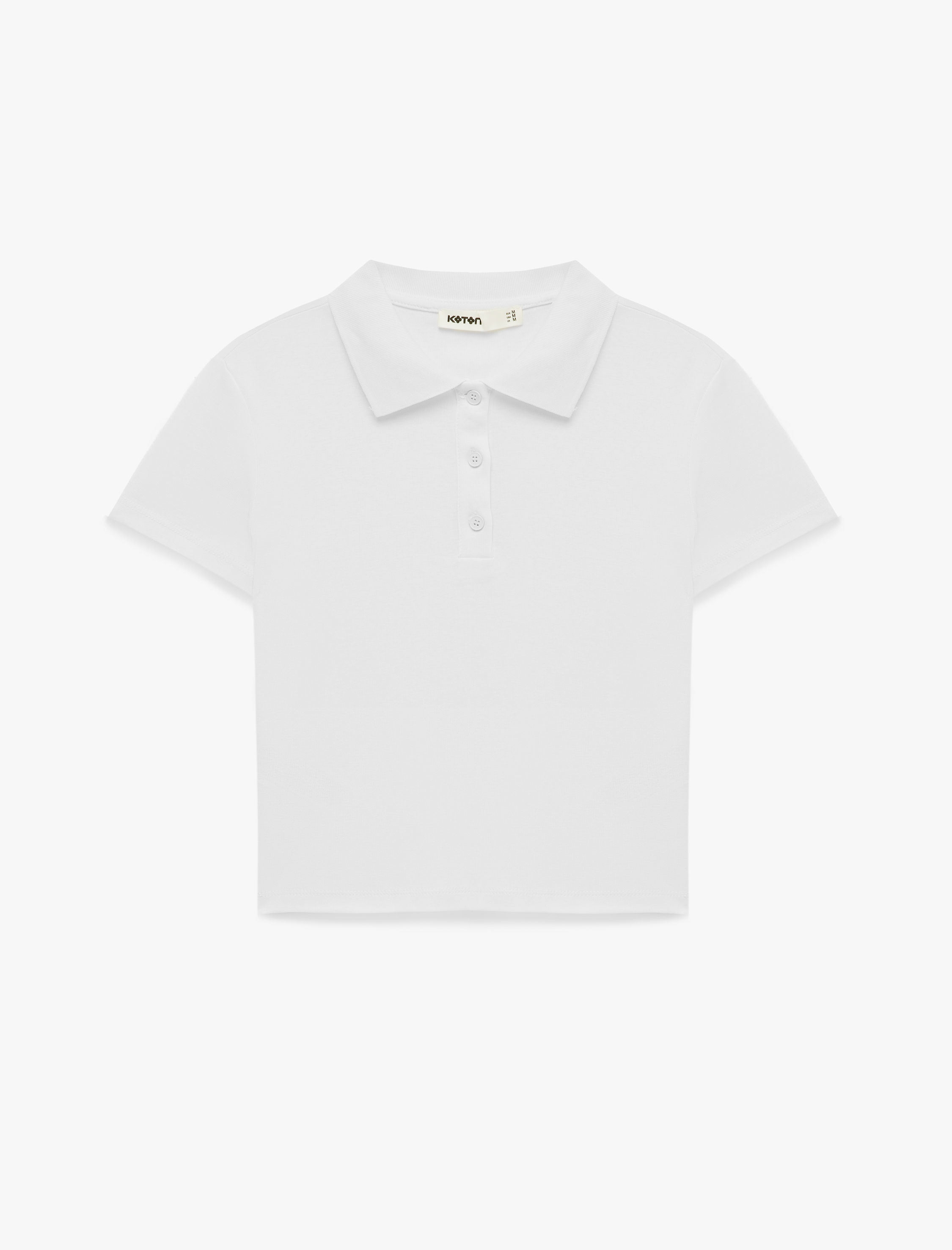   Pamuklu Slim Fit Kısa Kollu Düğmeli Polo Yaka Tişört