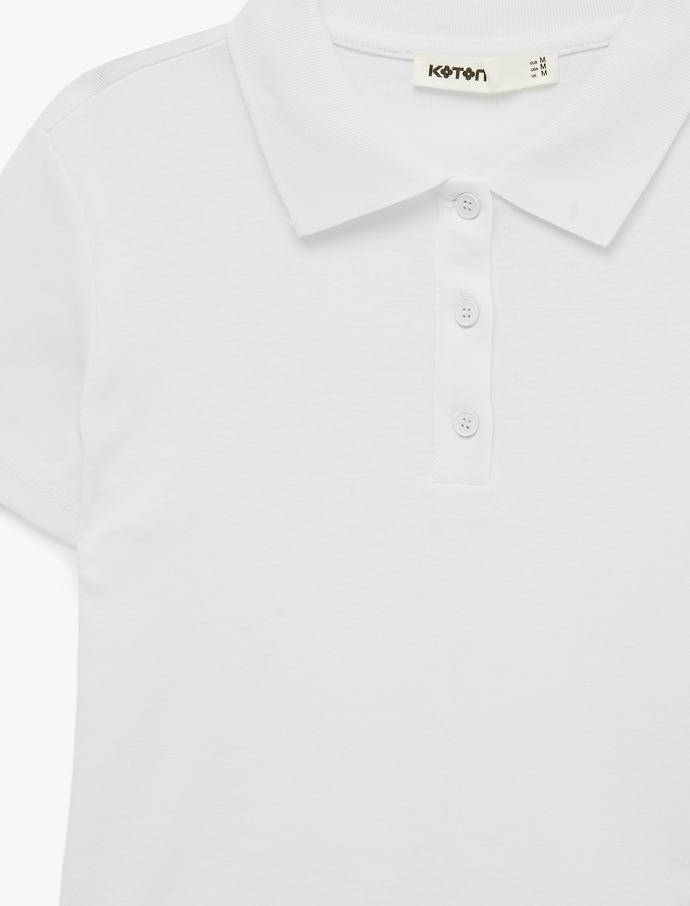   Pamuklu Slim Fit Kısa Kollu Düğmeli Polo Yaka Tişört