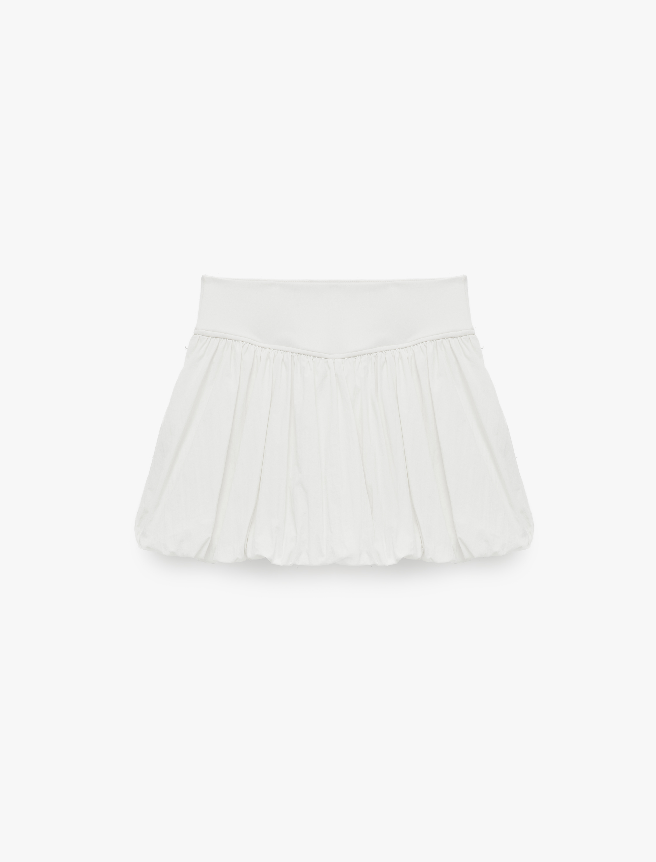  Yüksek Bel Crinkle Paraşüt Kumaş Mini Spor Şort Etek