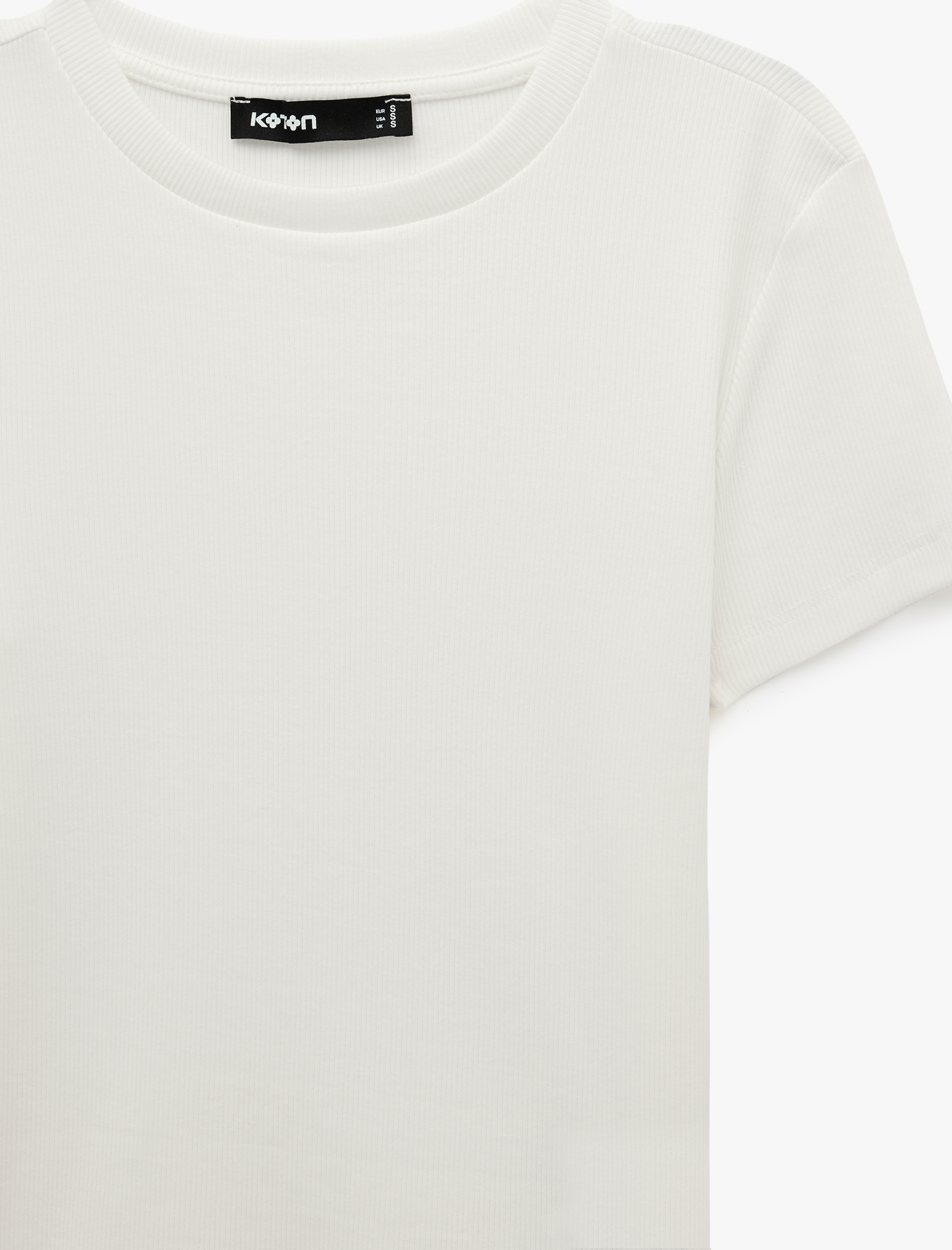   Pamuklu Slim Fit Bisiklet Yaka Kısa Kollu Basic Tişört