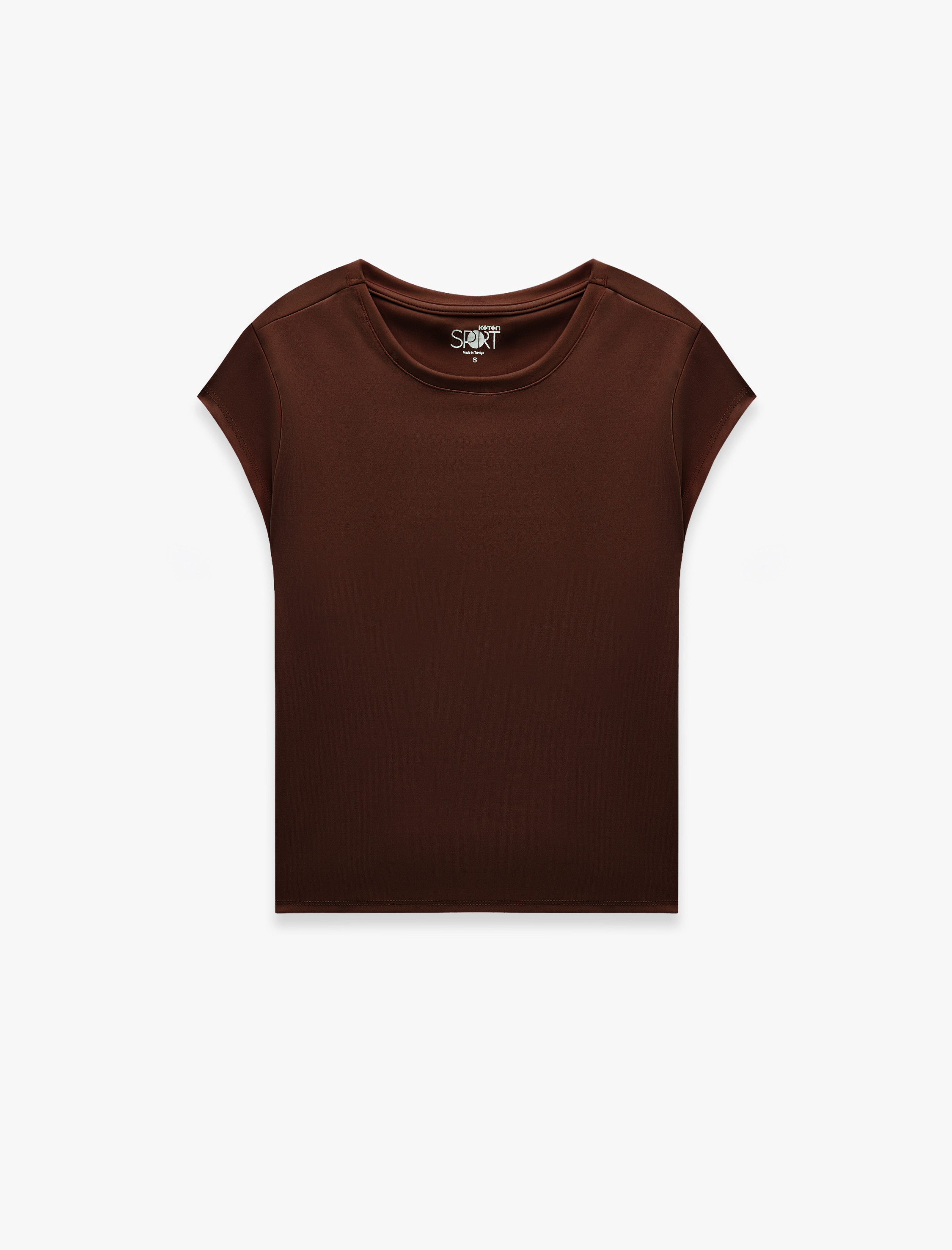   Slim Fit Bisiklet Yaka Kısa Kollu Spor Tişört