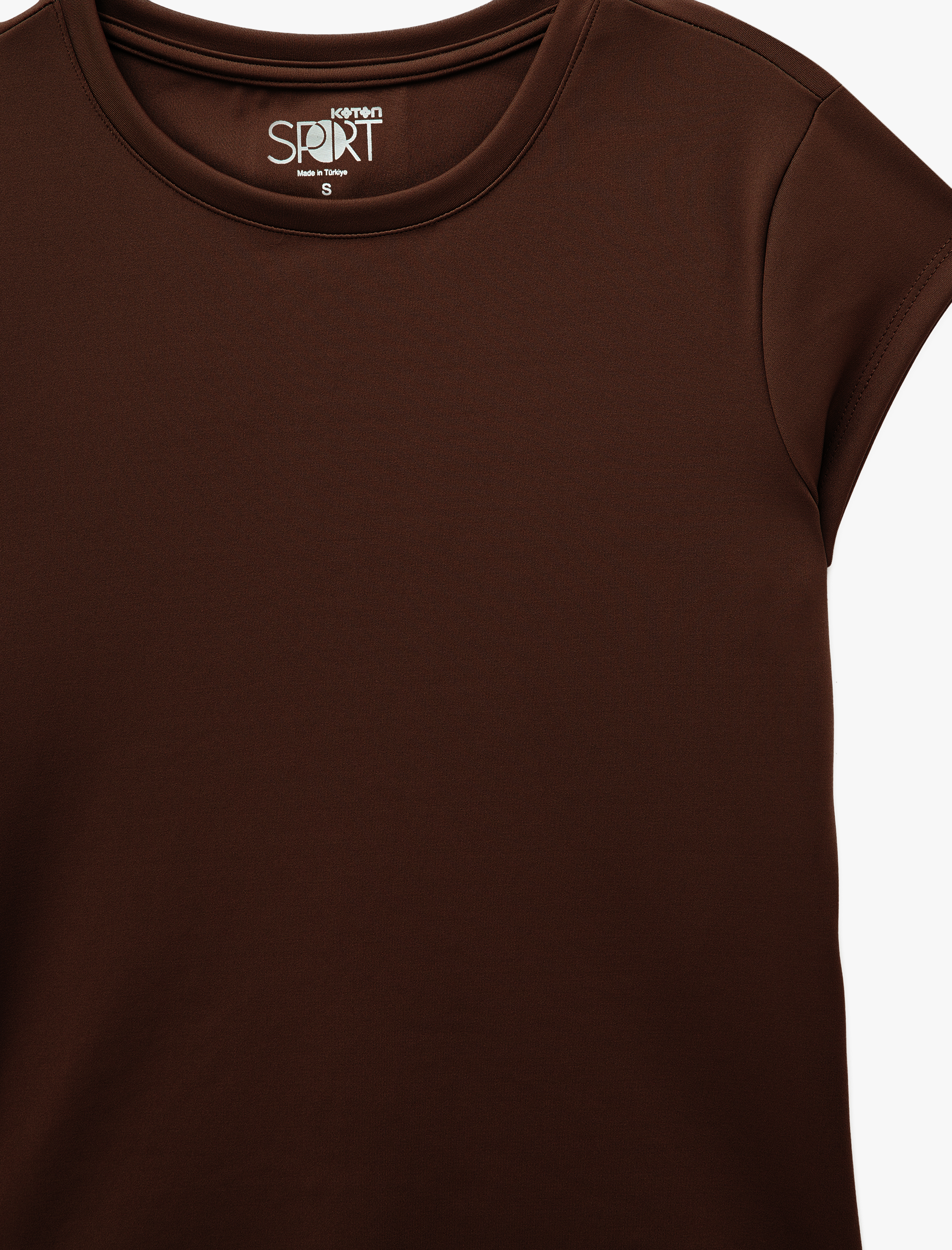   Slim Fit Bisiklet Yaka Kısa Kollu Spor Tişört