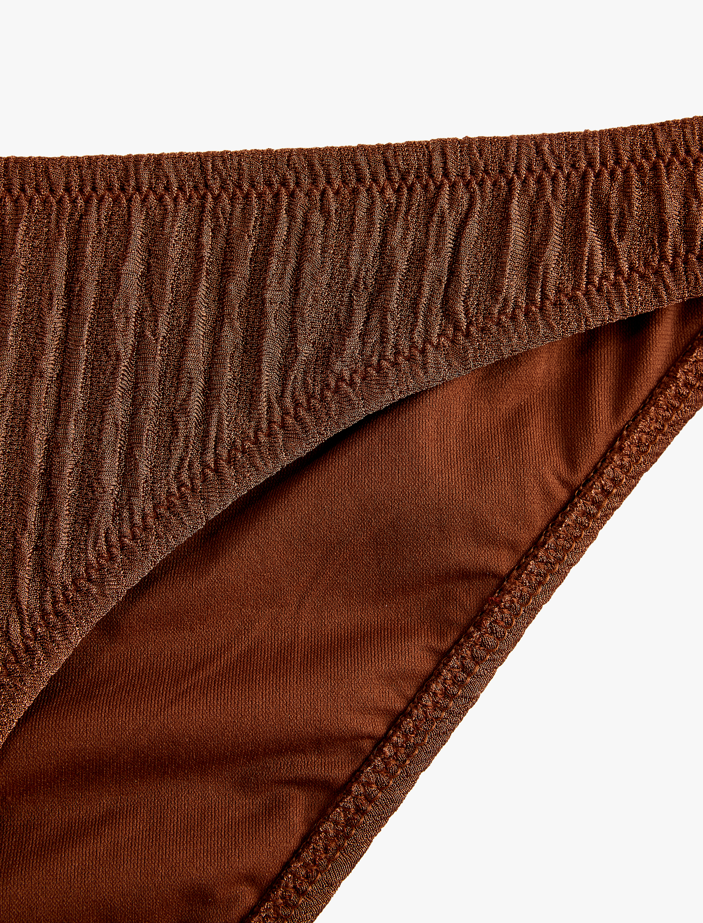   Parlak Dokulu Bikini Altı