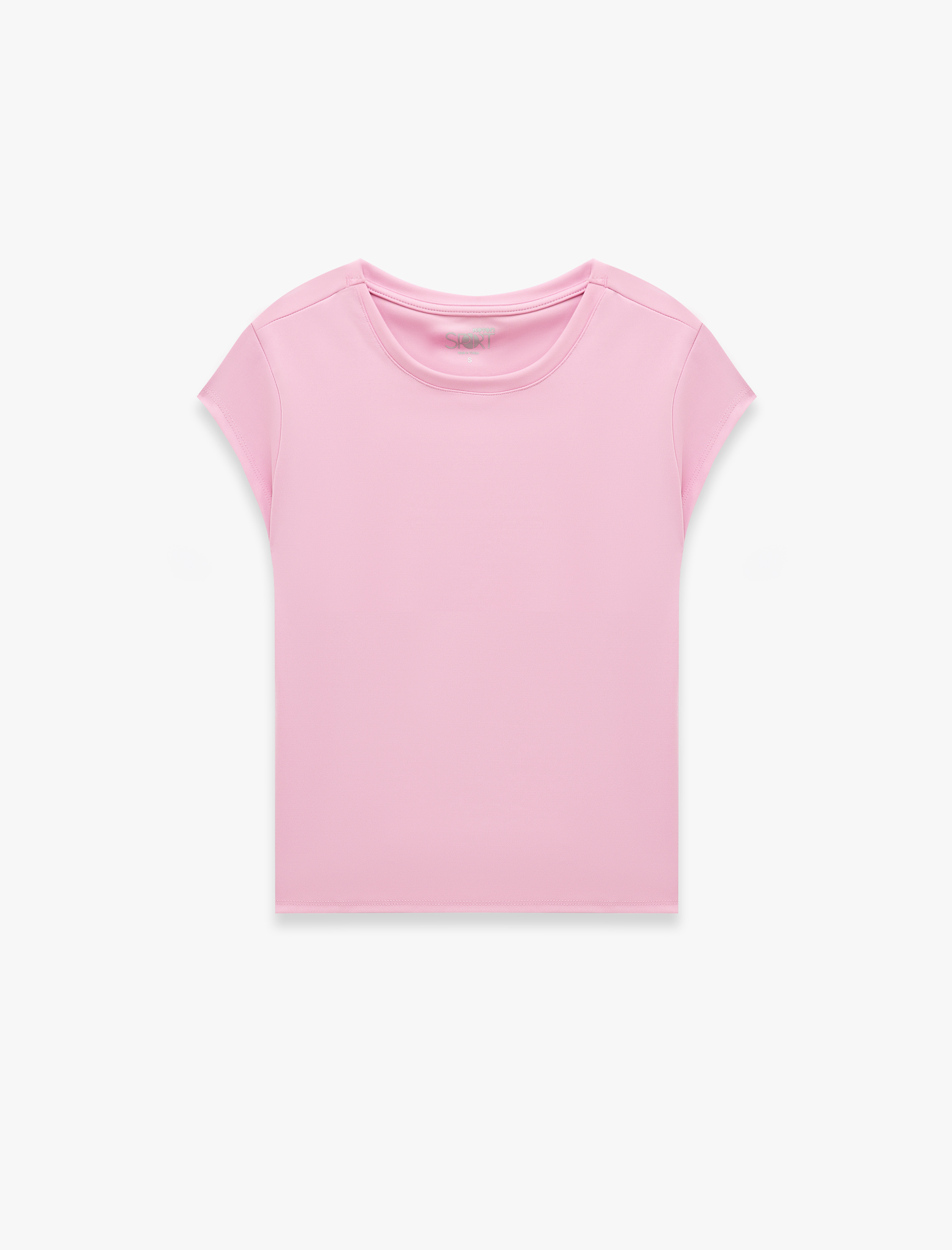   Slim Fit Bisiklet Yaka Kısa Kollu Spor Tişört