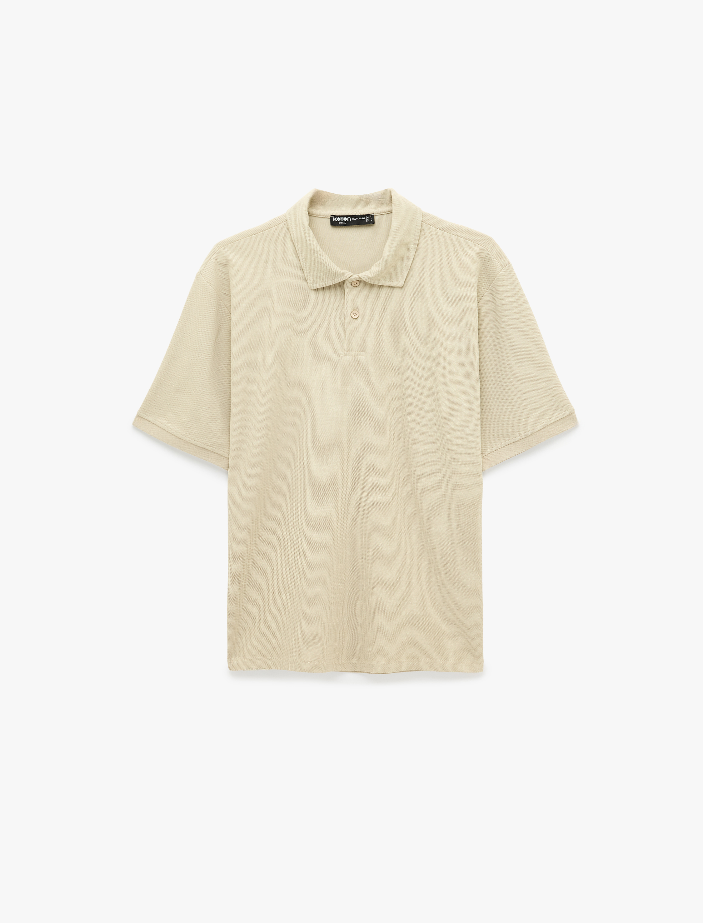   Pamuklu Kısa Kollu Regular Fit Polo Yaka Tişört