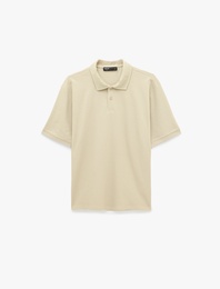 Pamuklu Kısa Kollu Regular Fit Polo Yaka Tişört