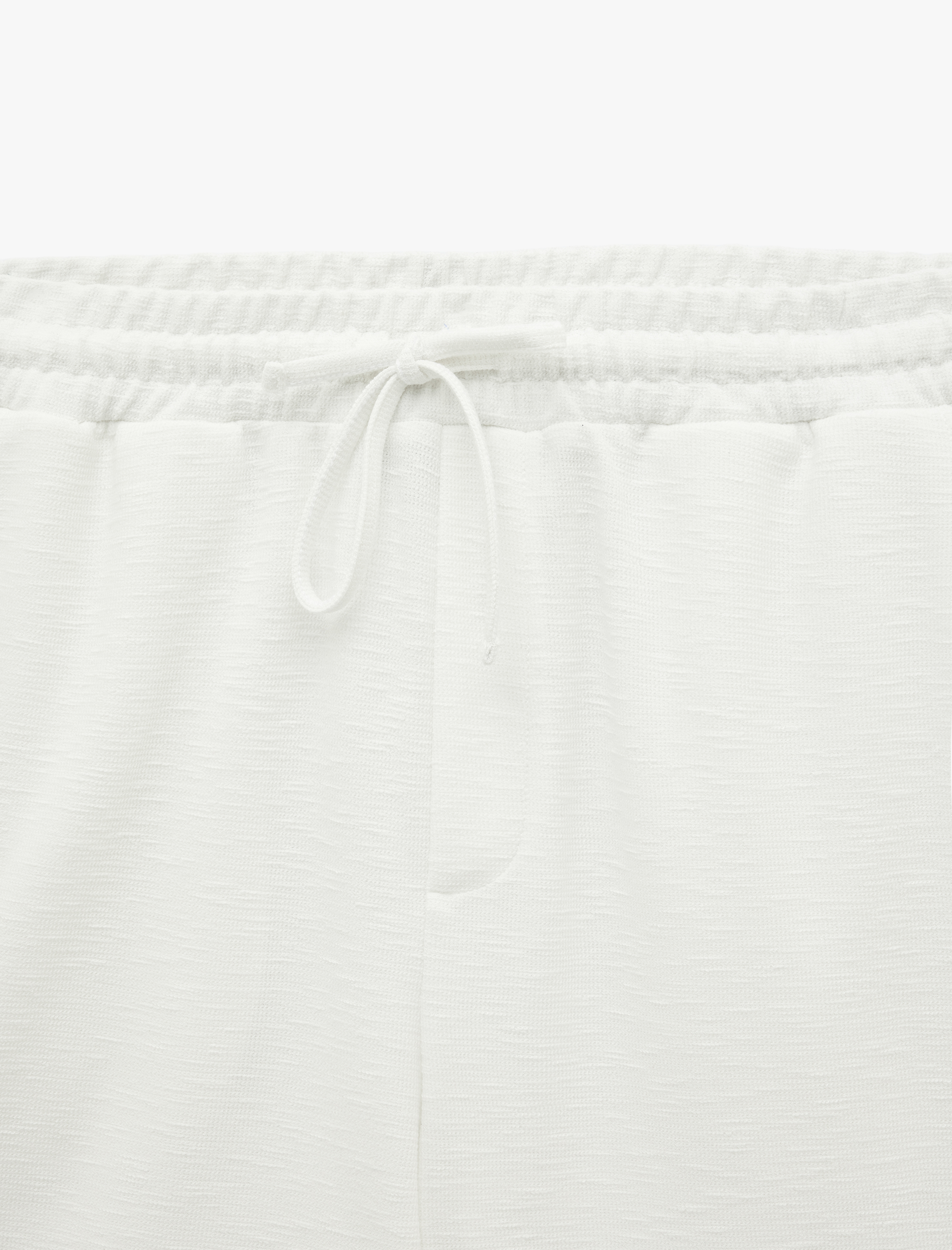   Regular Fit Cepli Bermuda Beli Bağcıklı Şort